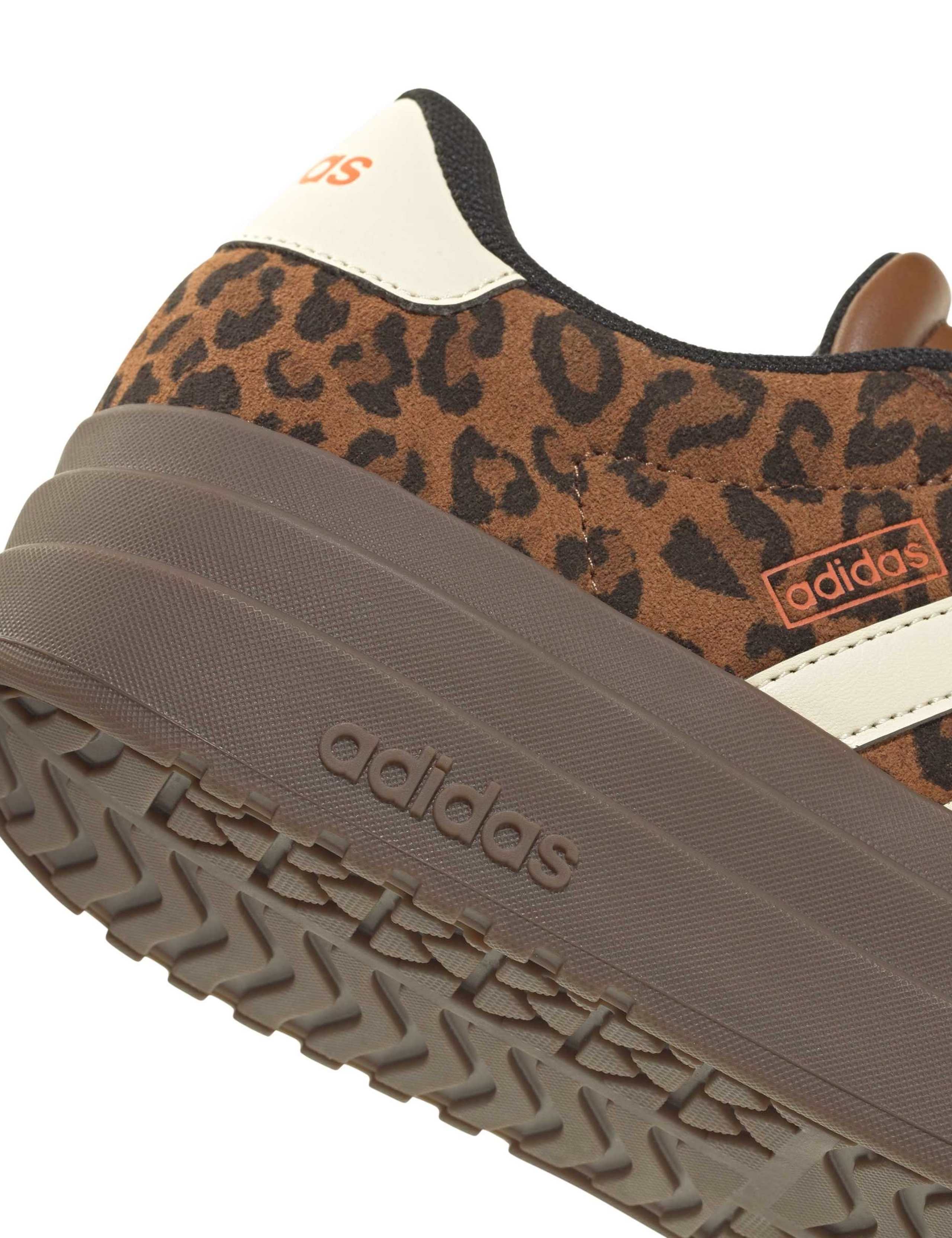 VL Court Bold Animal Print Platform Trainers 6 of 8