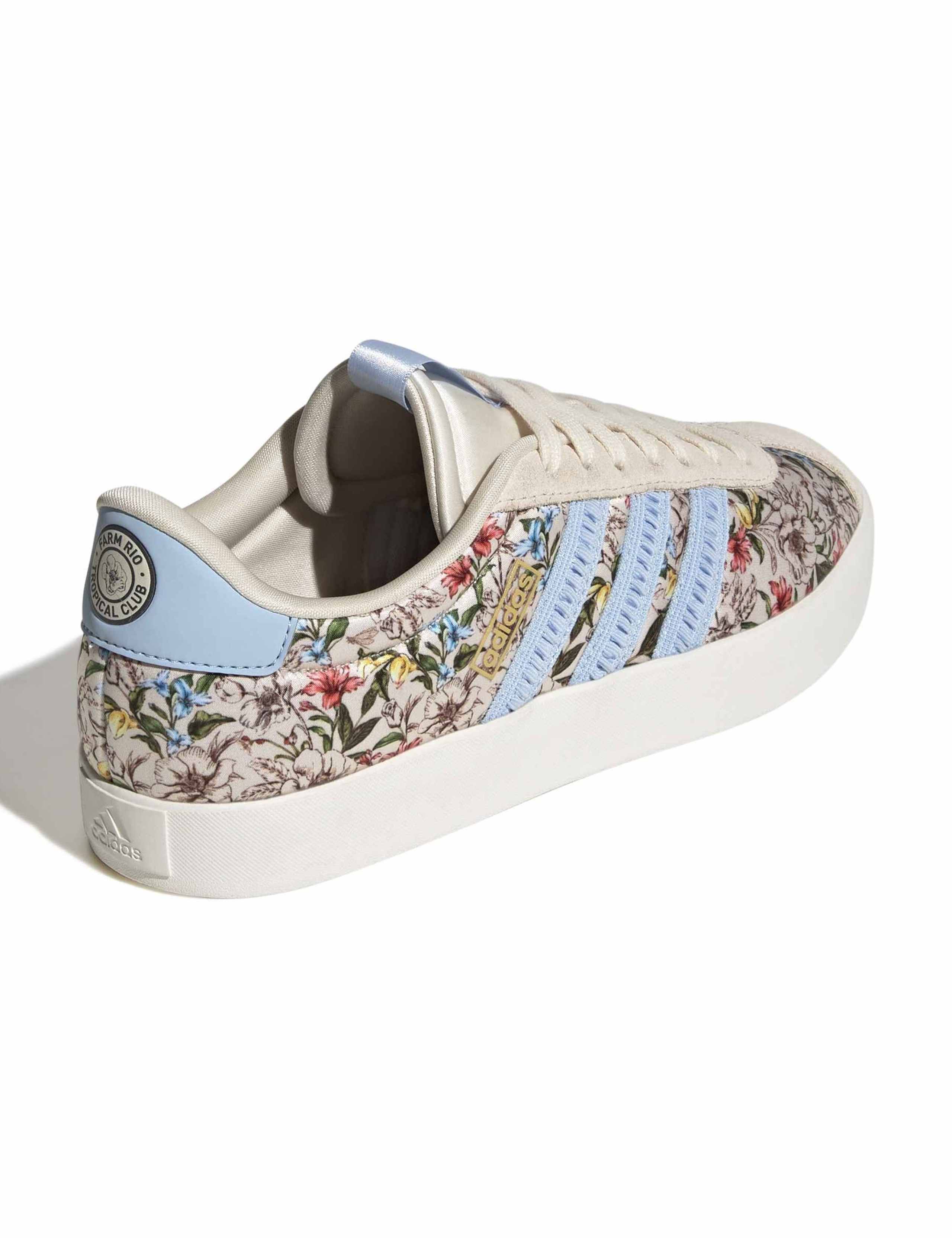 VL Court 3.0 Suede Floral Trainers 4 of 8