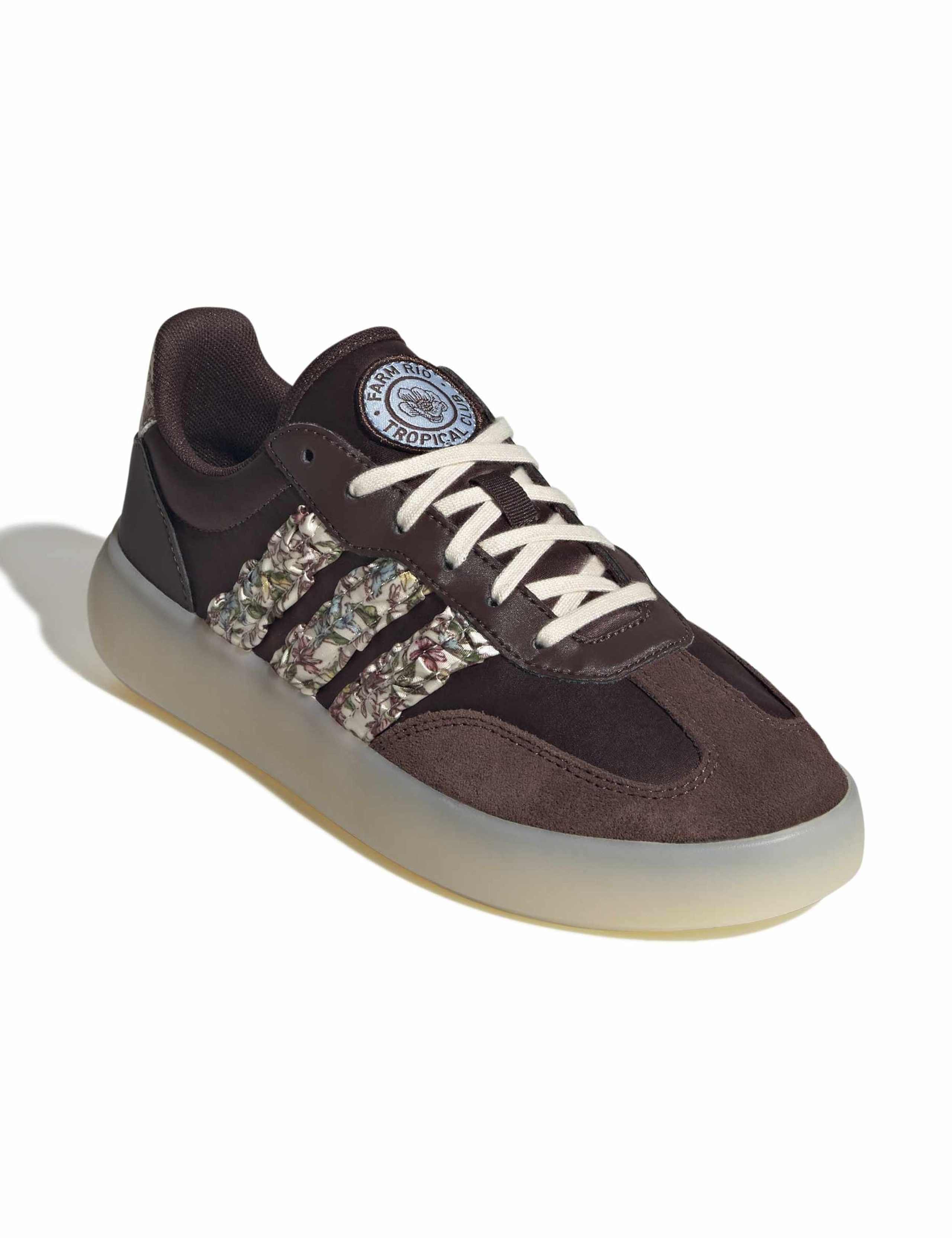 Barreda Decode Suede Floral Trainers 3 of 8