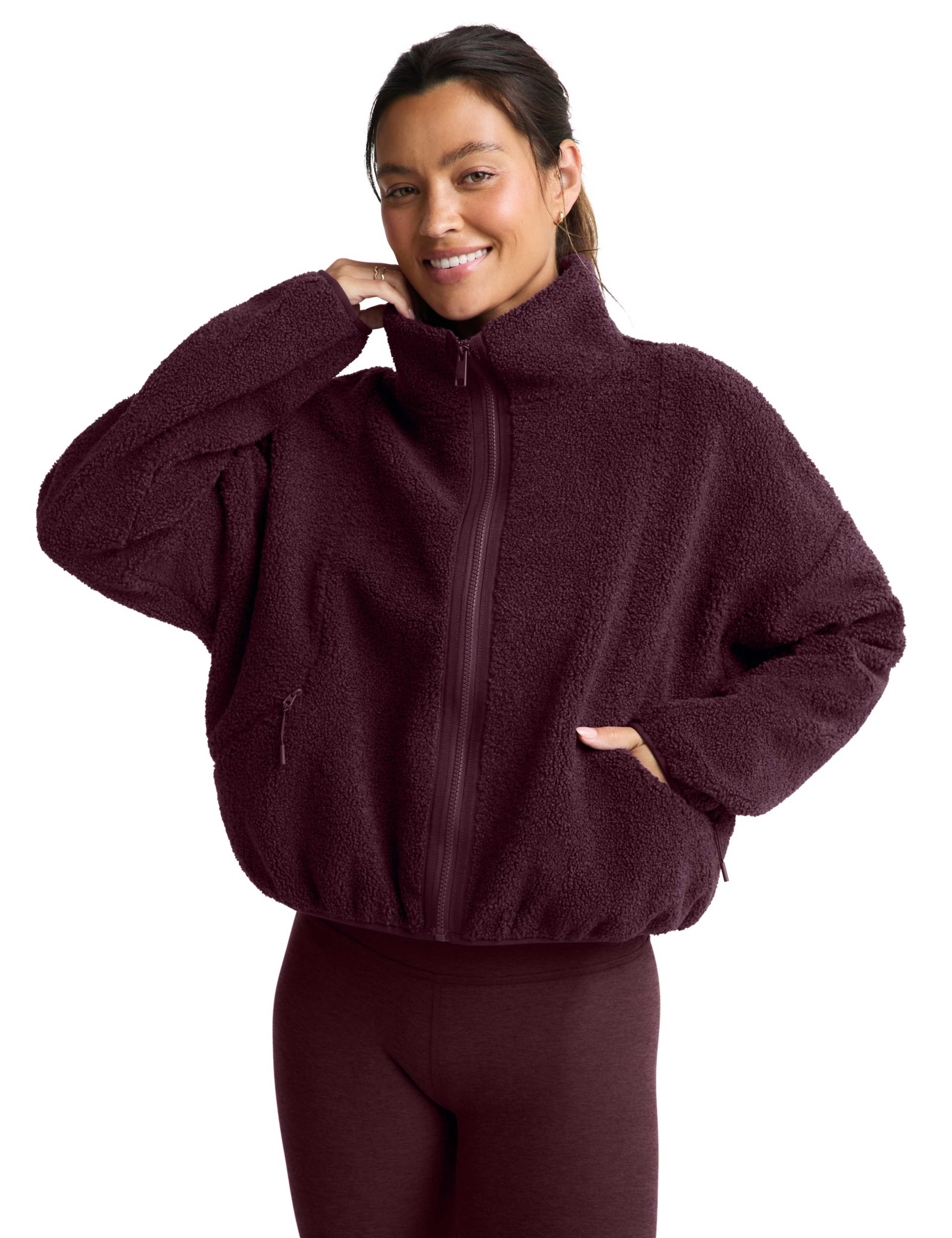 Unity Oversized Hooded Zip Jacket 1 of 6