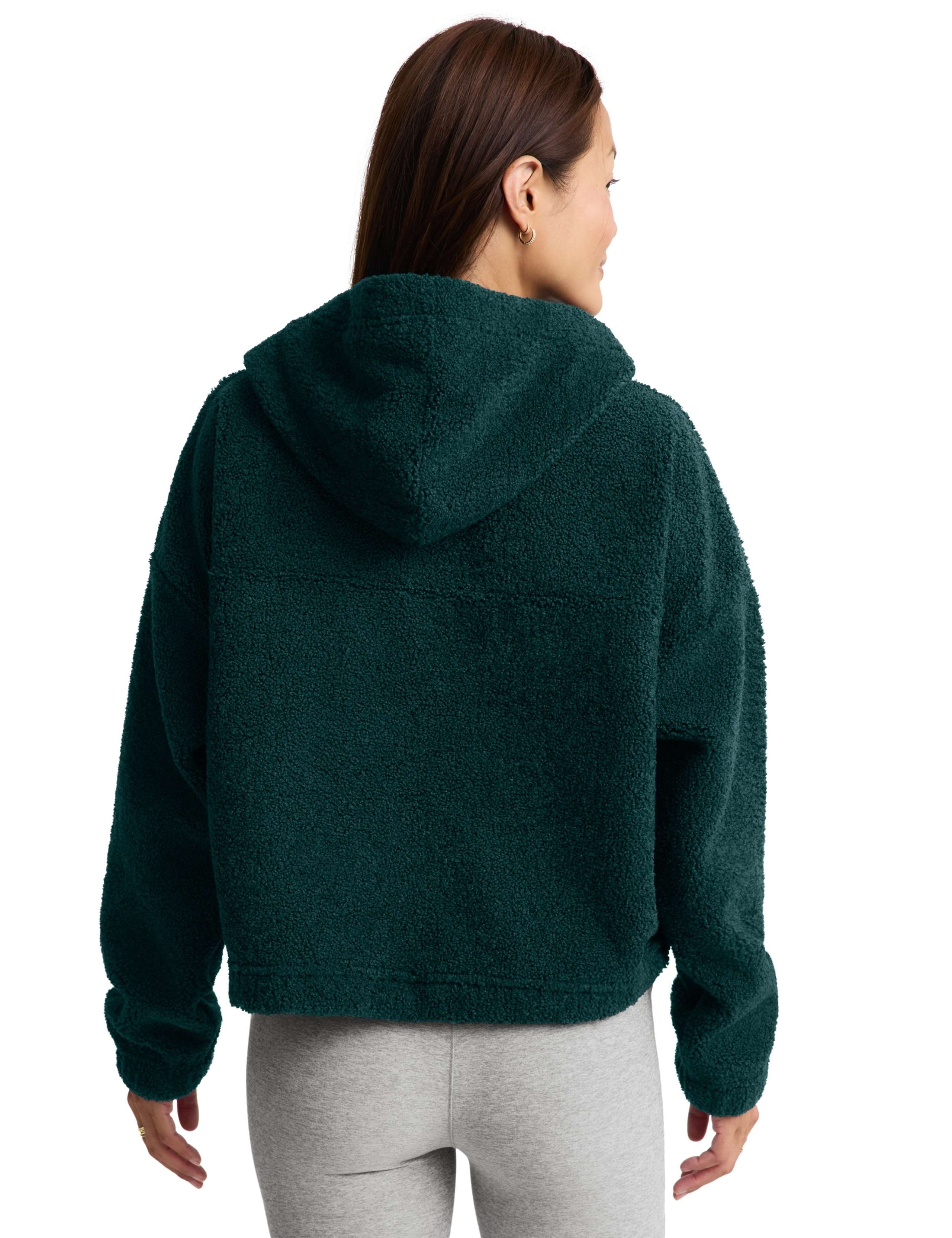 Unity Boucle Fleece Quarter Zip Hoodie 2 of 5