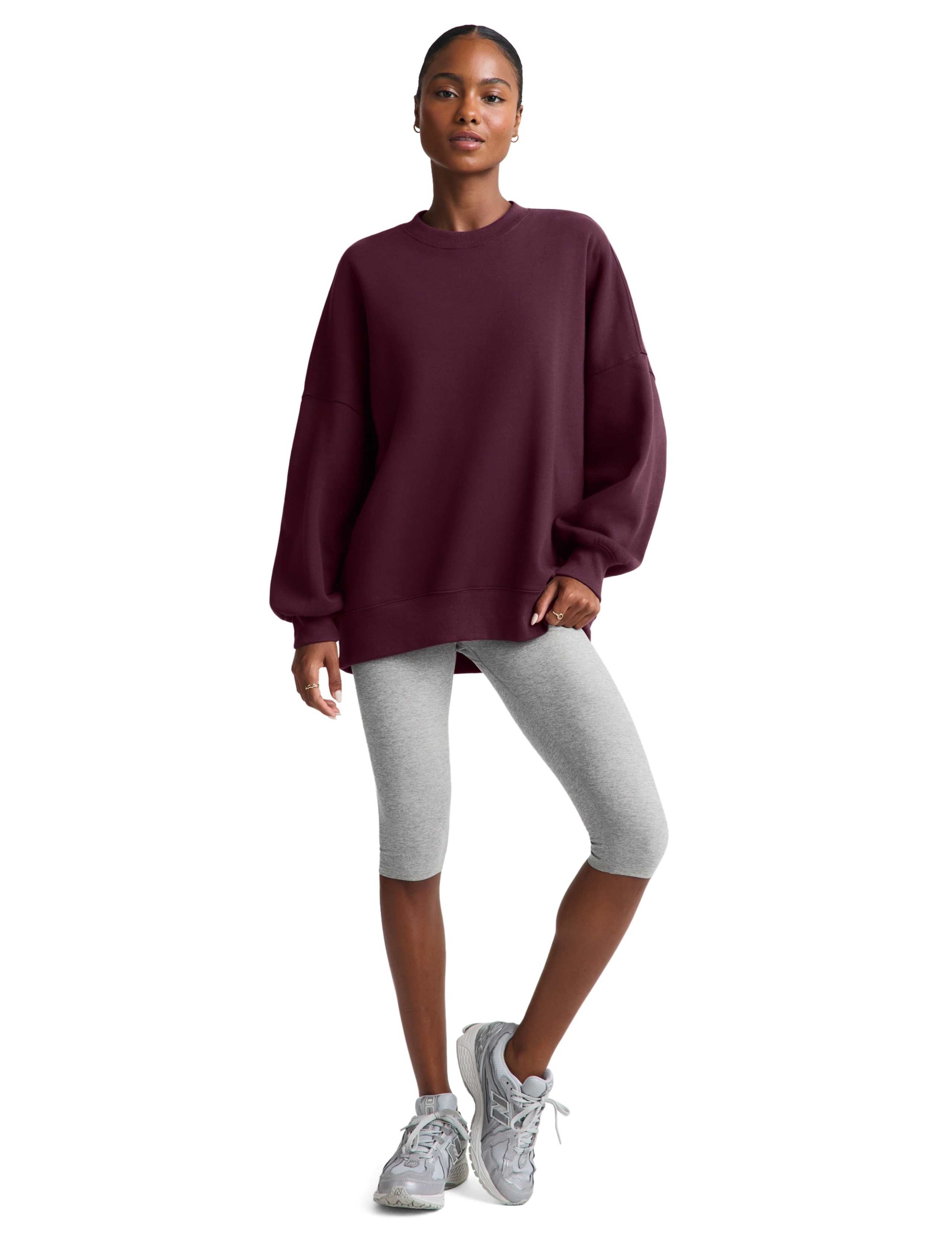 Luxefleece Oversized Crewneck Sweatshirt 3 of 4