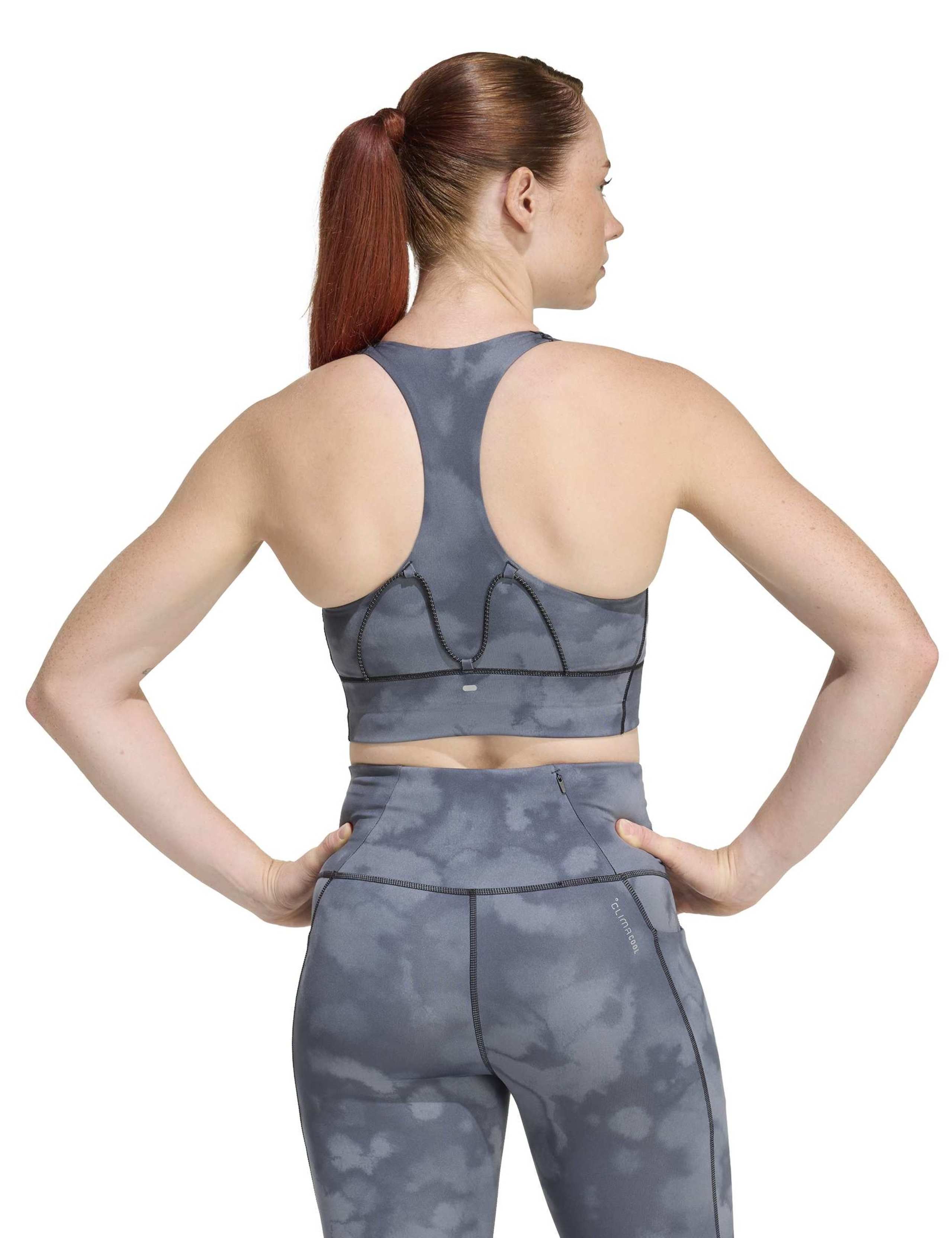 adi365 Running Pocket Graphic Medium Support Sports Bra 3 of 7