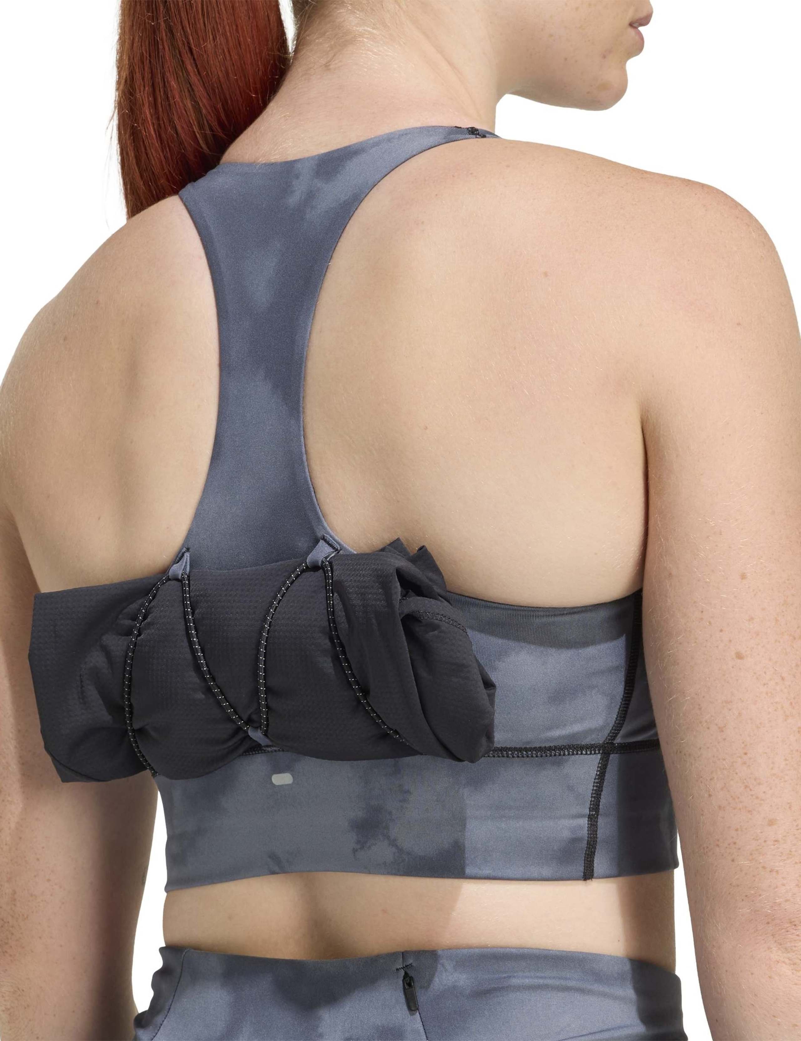 adi365 Running Pocket Graphic Medium Support Sports Bra 6 of 7