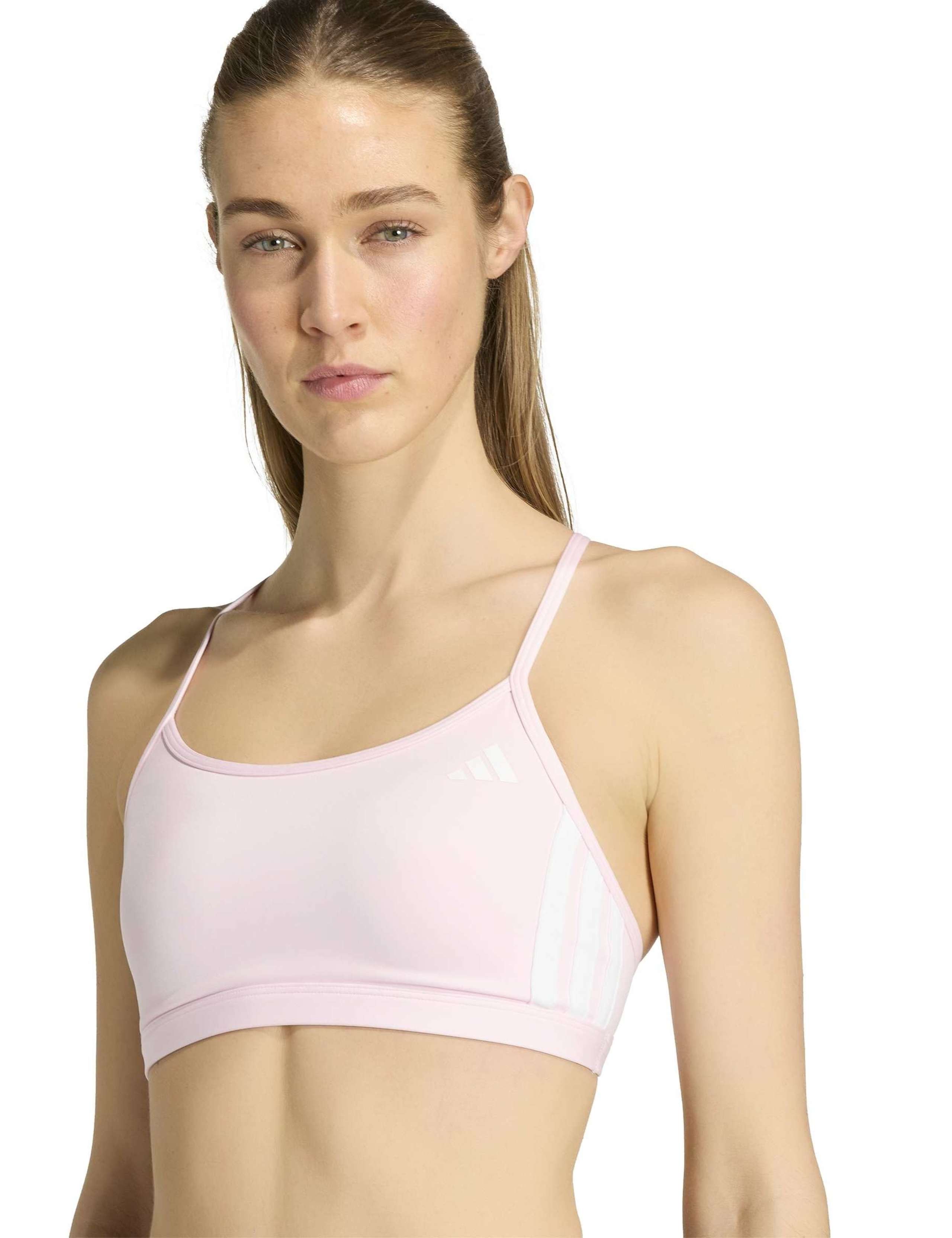 Optime Essentials 3-Stripes Sports Bra 6 of 8