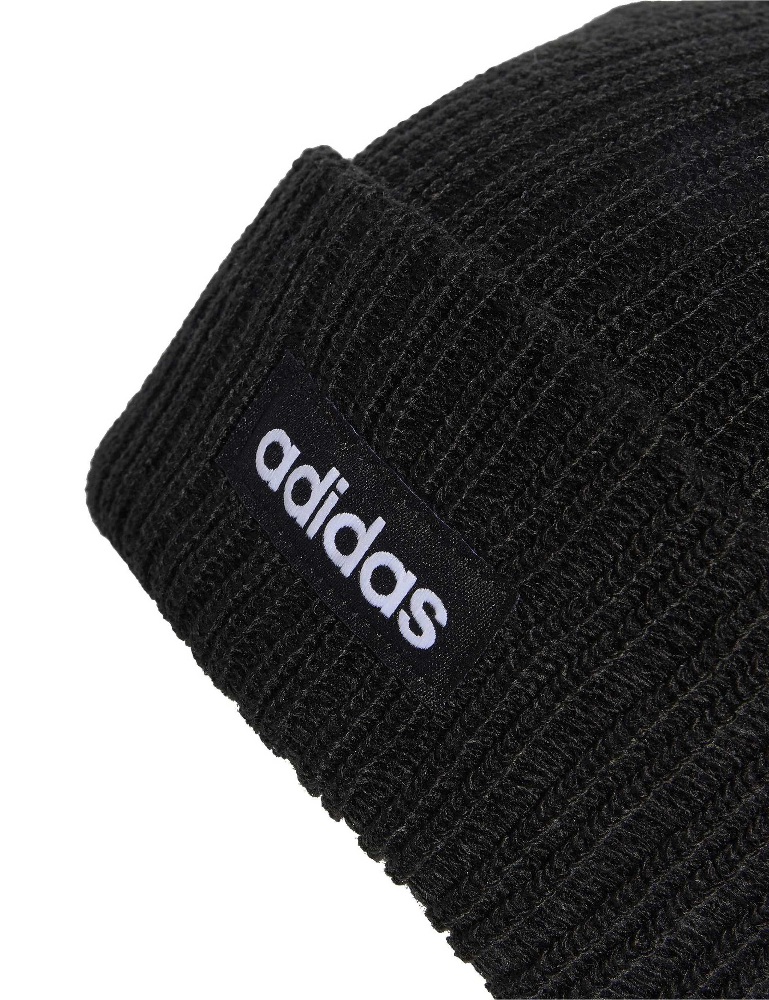 Knitted Turn Up Beanie Hat 3 of 4