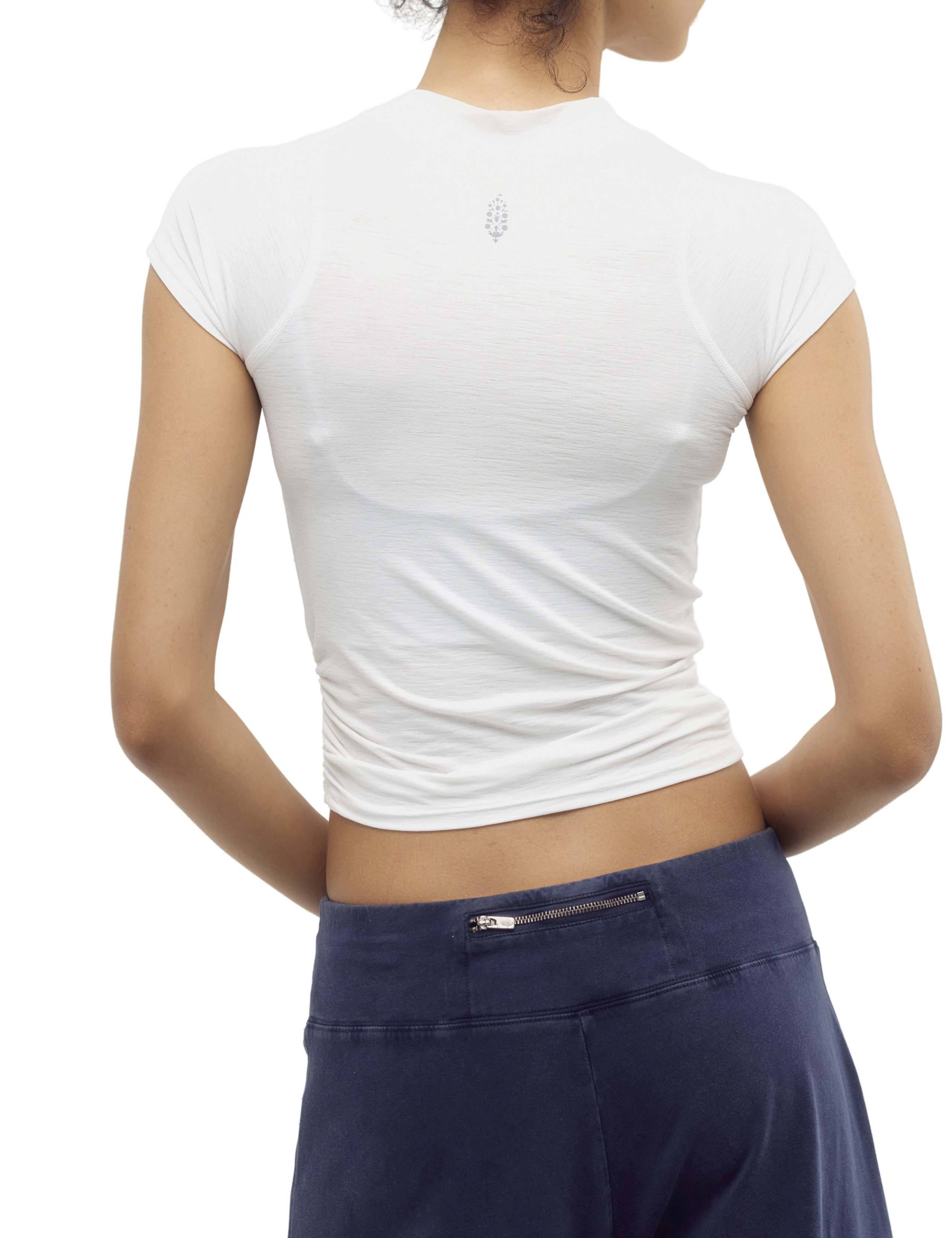 Ruched Crop T-Shirt 4 of 5