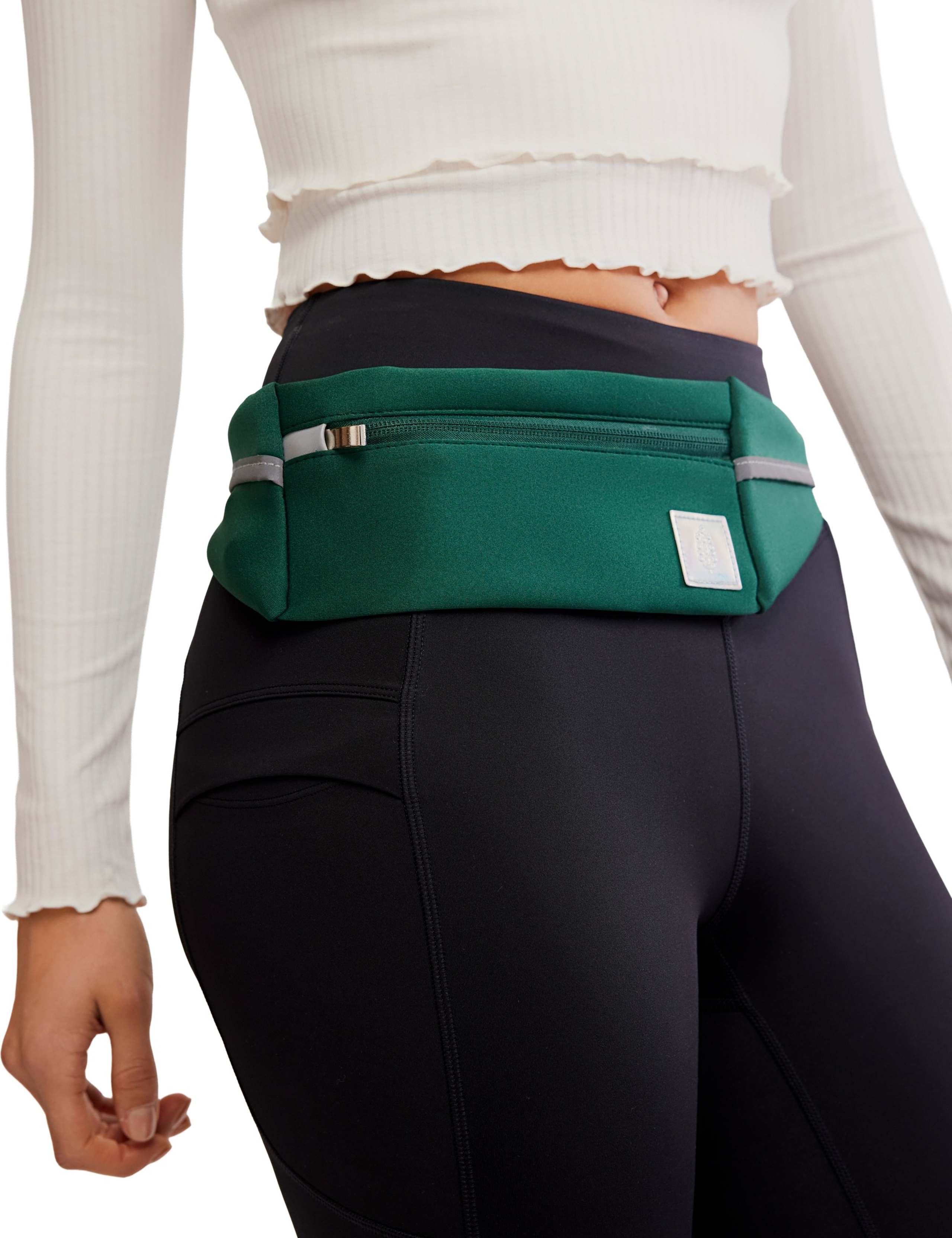 Reflective Zip Pocket Adjustable Bum Bag 2 of 6