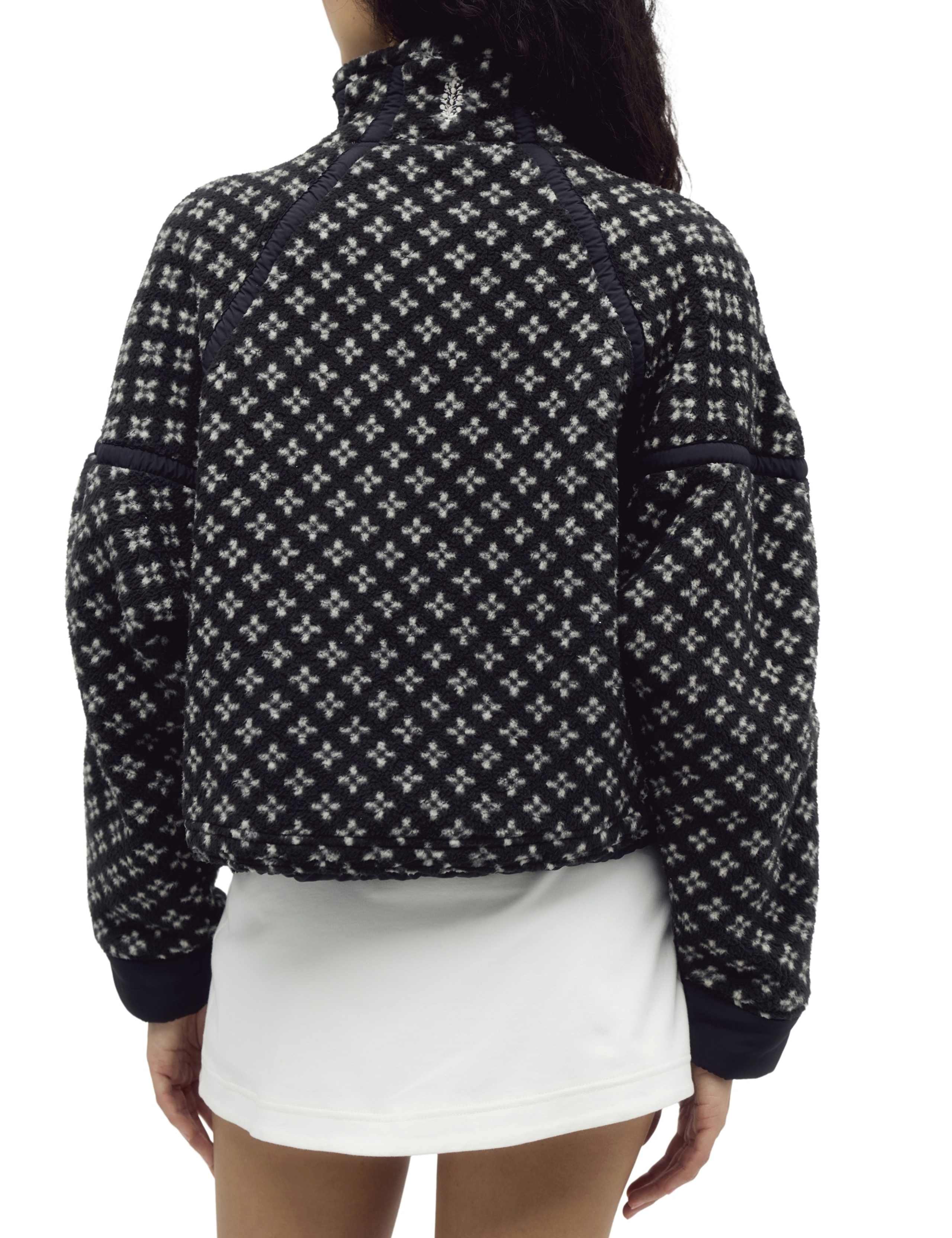Printed Fleece Half Zip Sweatshirt 3 of 5