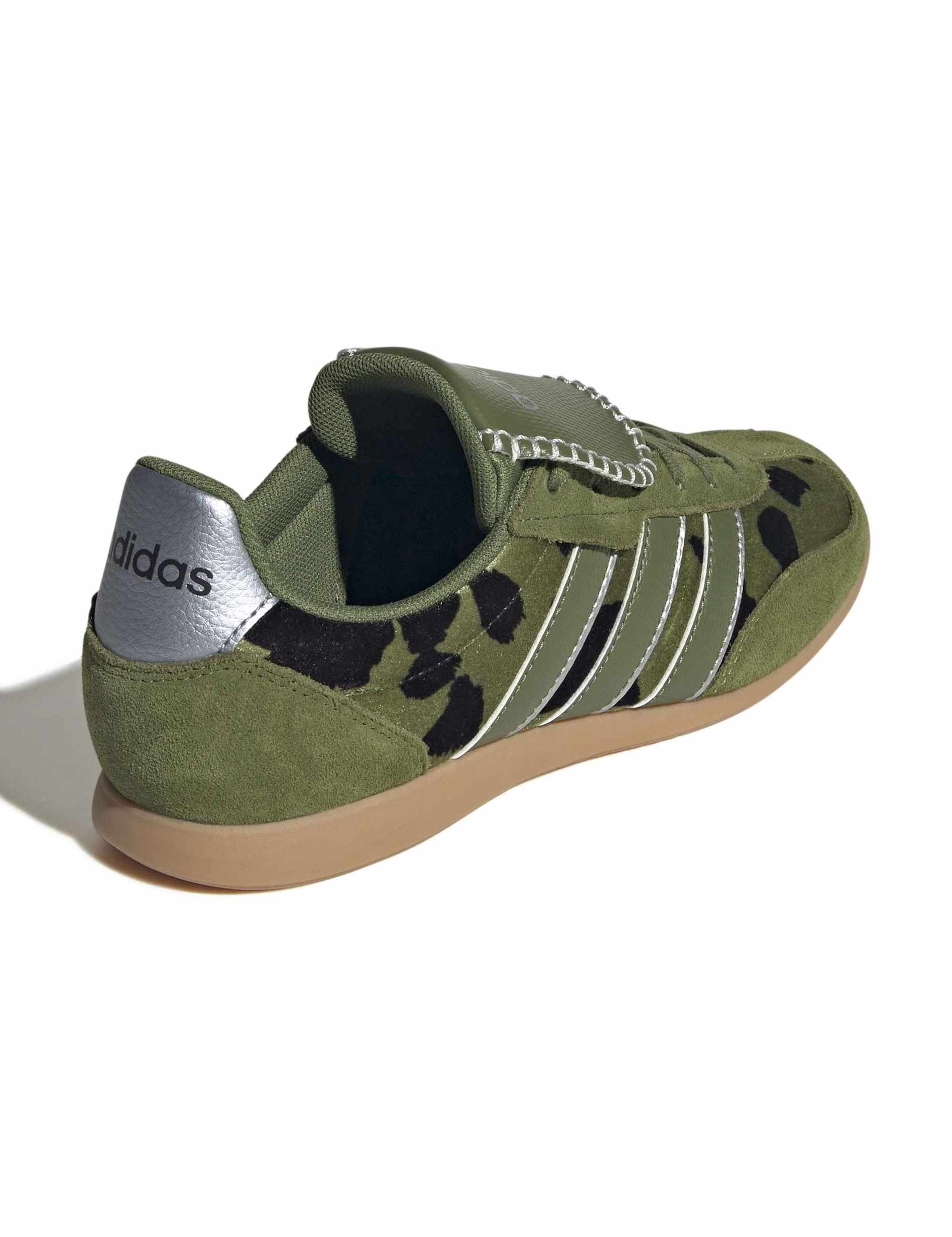 Barreda Lo Leather Animal Print Trainers 4 of 8