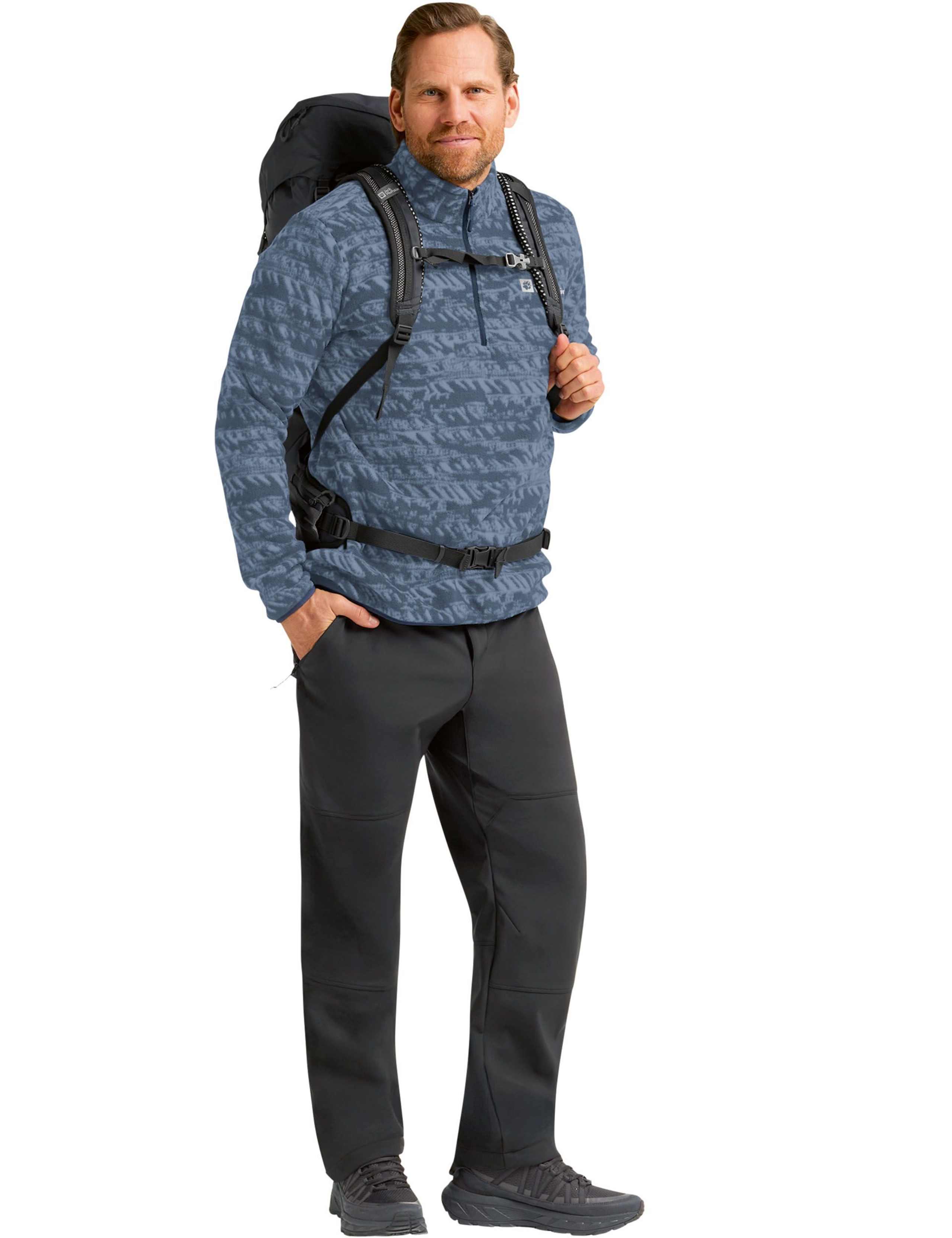 Big Sky Printed Funnel Neck Half Zip Fleece 3 of 6