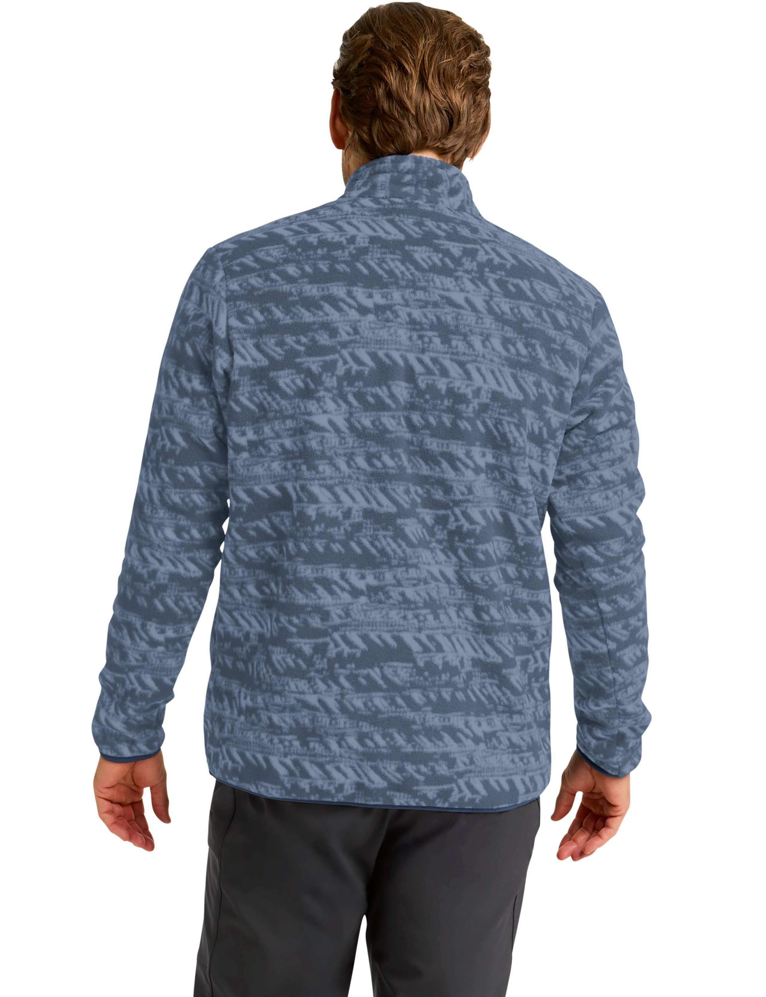 Big Sky Printed Funnel Neck Half Zip Fleece 4 of 6