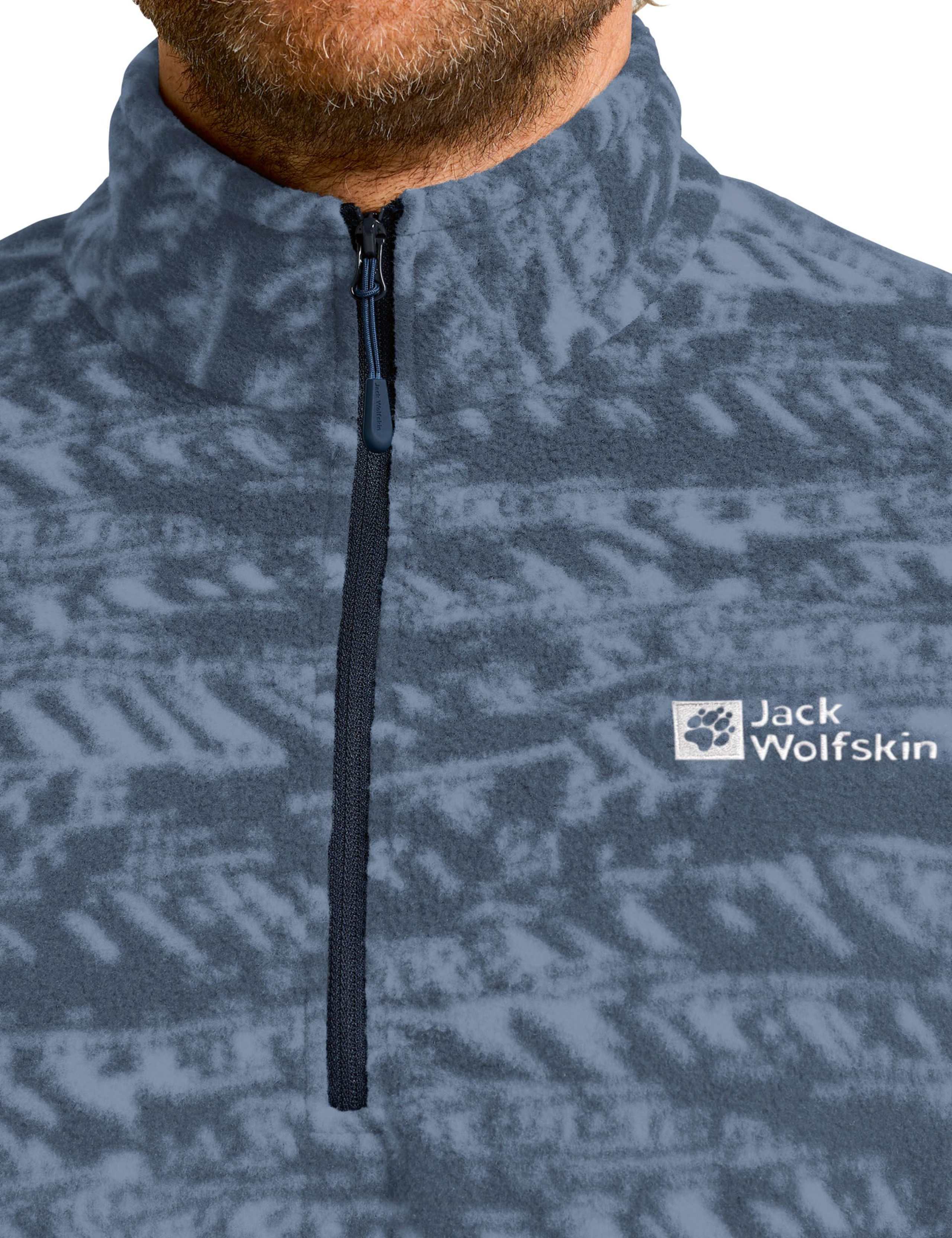 Big Sky Printed Funnel Neck Half Zip Fleece 5 of 6