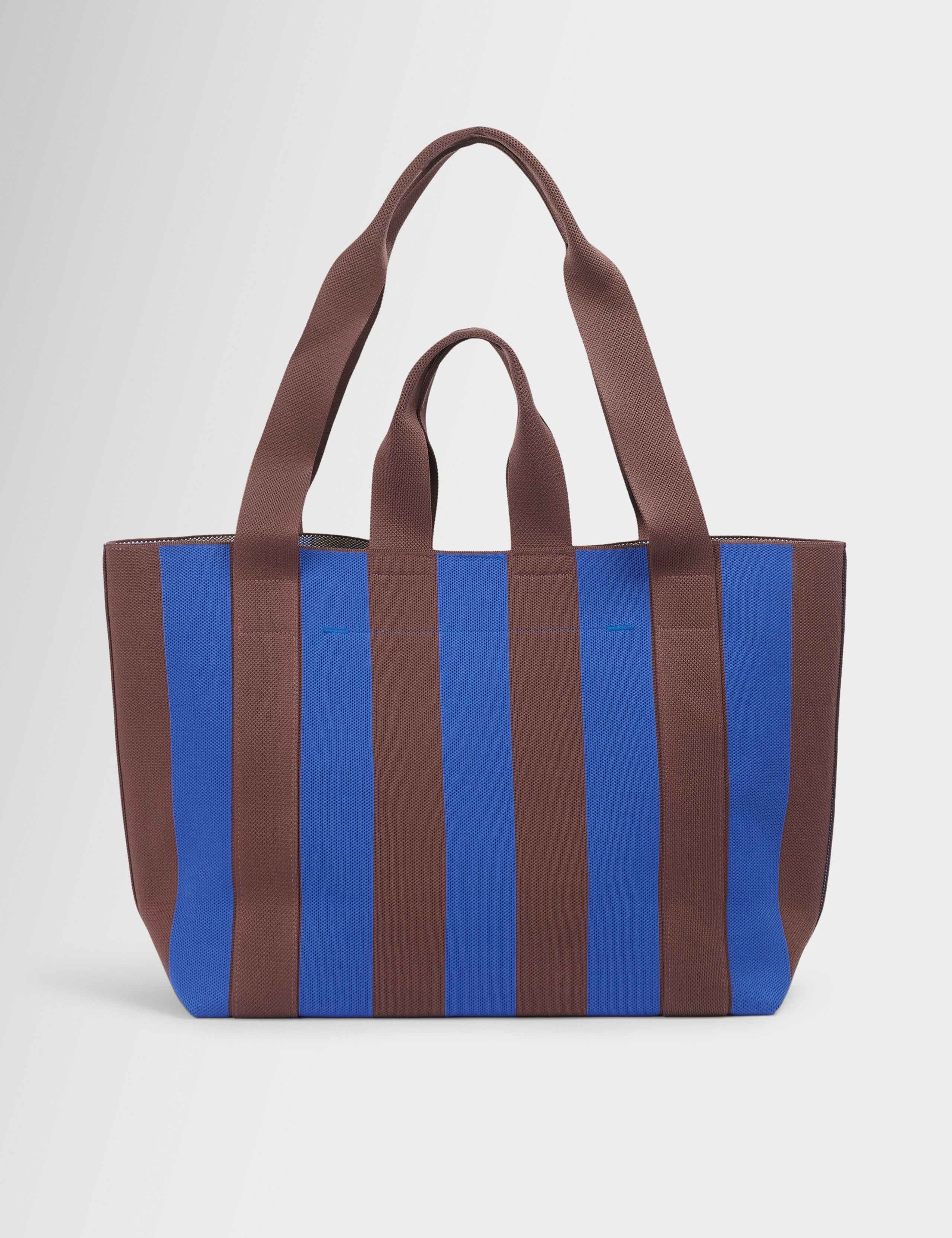 Knitted Stripe Multi Wear Beach Bag 2 of 6