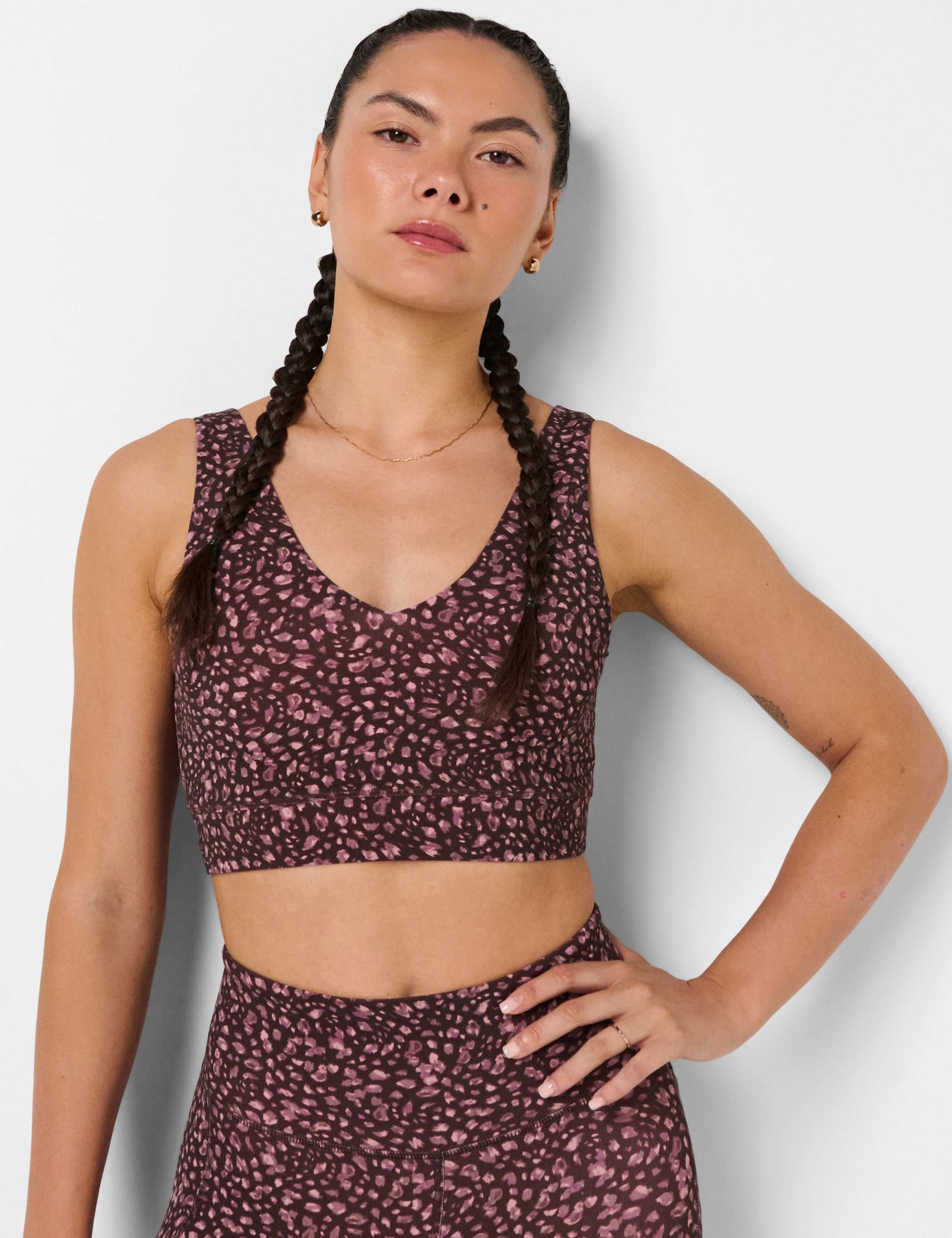 Ultimate Studio Low Impact Seamless Yoga Sports Bra 1 of 7