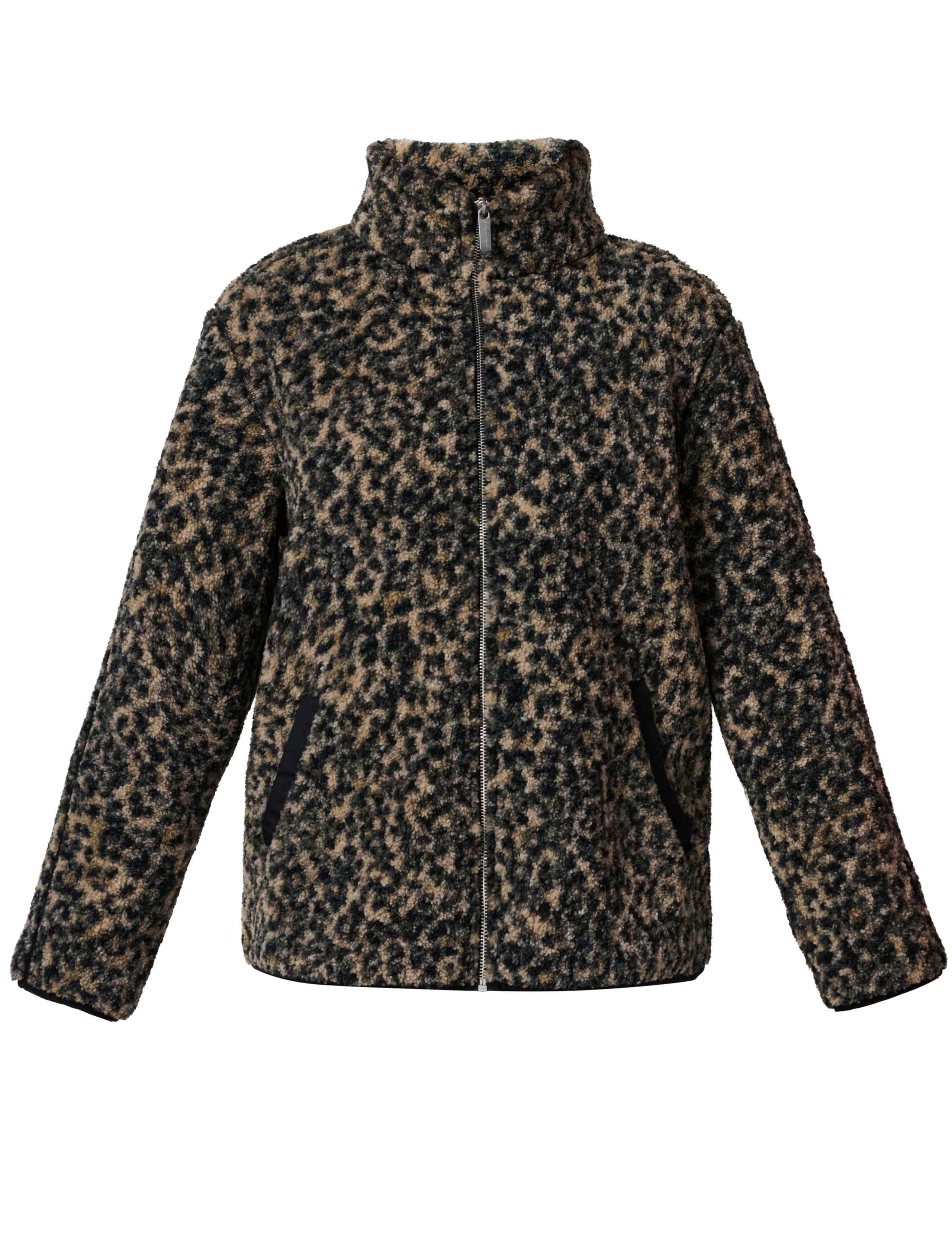 Fleece Printed Zip Up Jacket 2 of 8