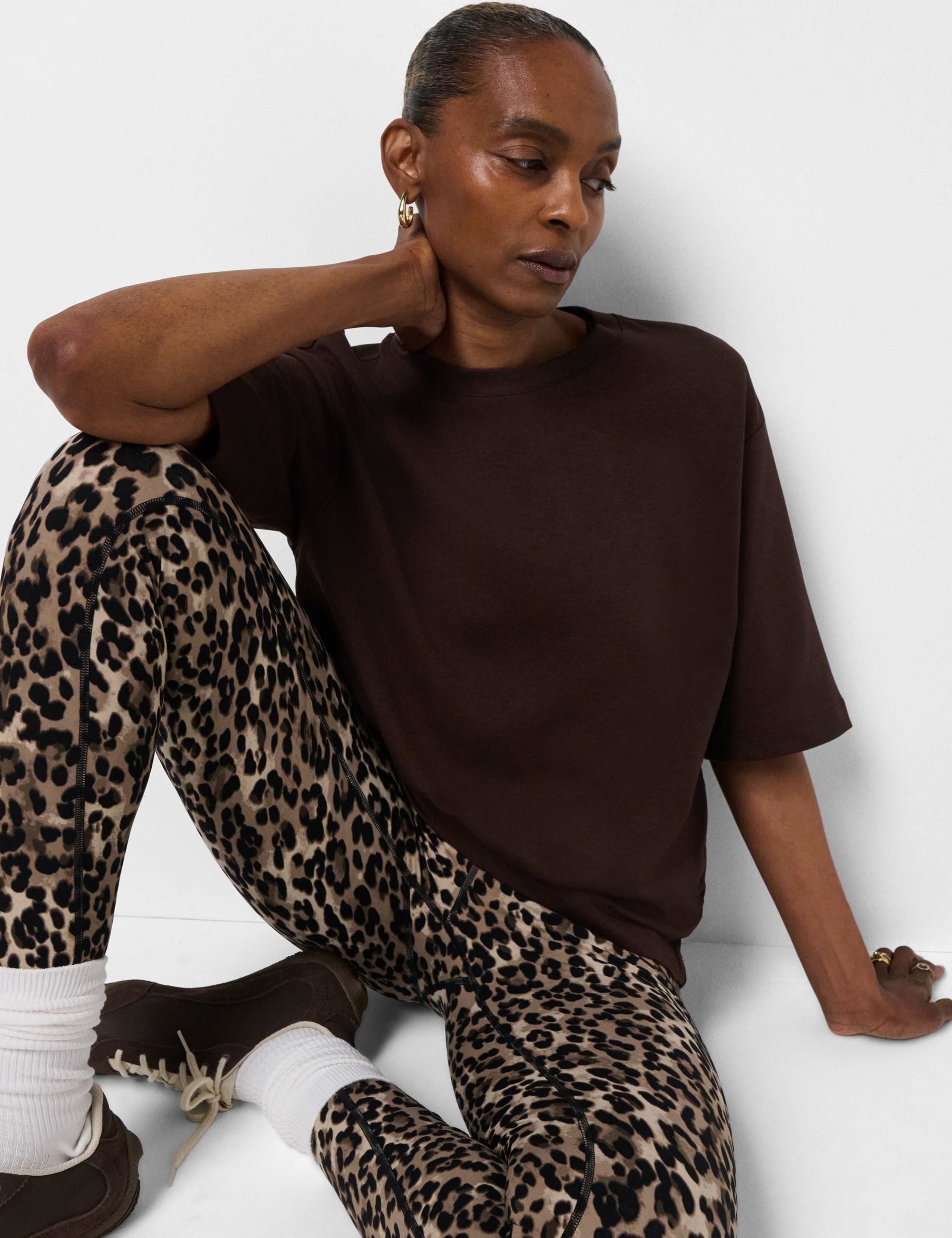 Elevated Cotton Blend Longline T-Shirt 5 of 7