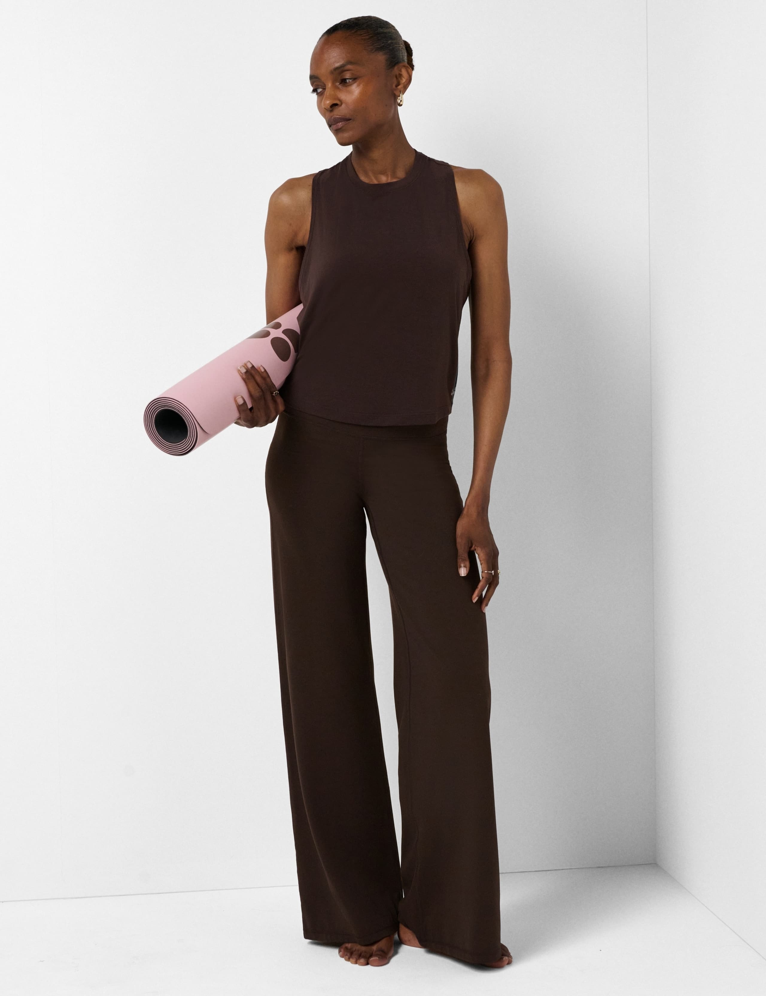 Soft Flow Studio Twist Back Yoga Vest Top 3 of 7