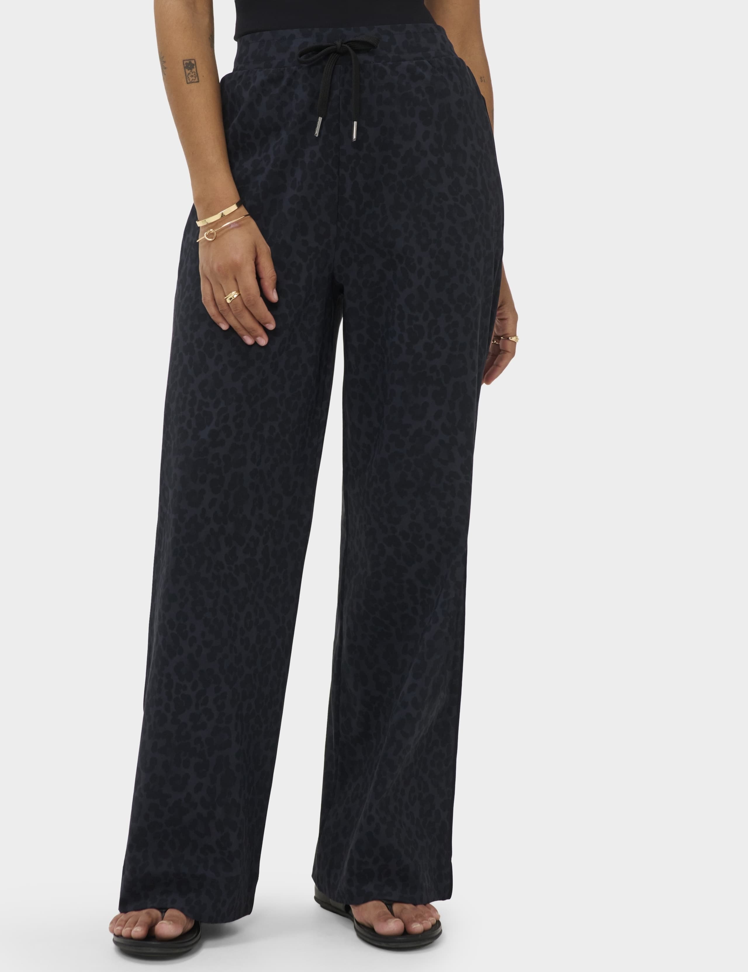 Explorer Animal Print Wide Leg Trousers 1 of 7