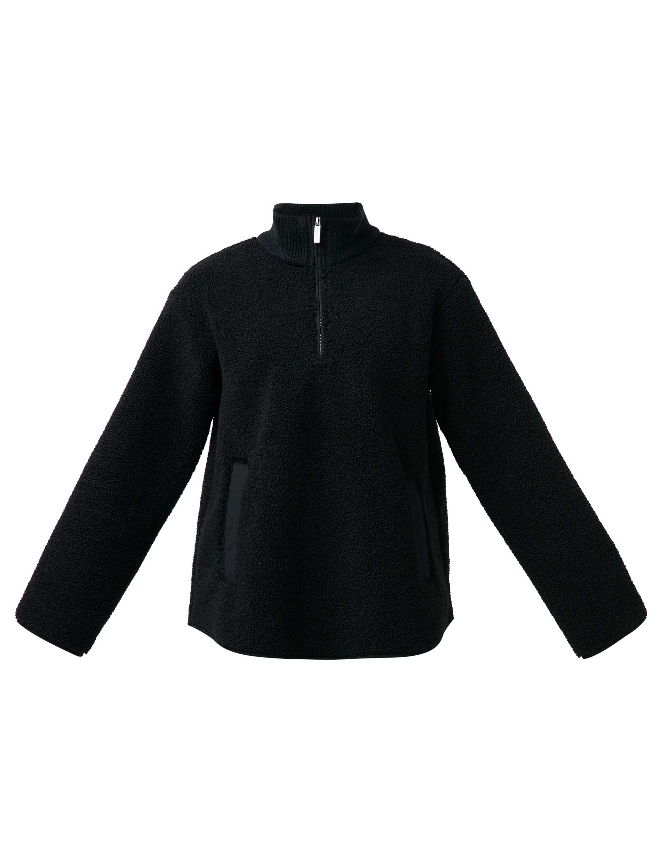 Plush Half Zip Funnel Neck Fleece Jacket 2 of 7