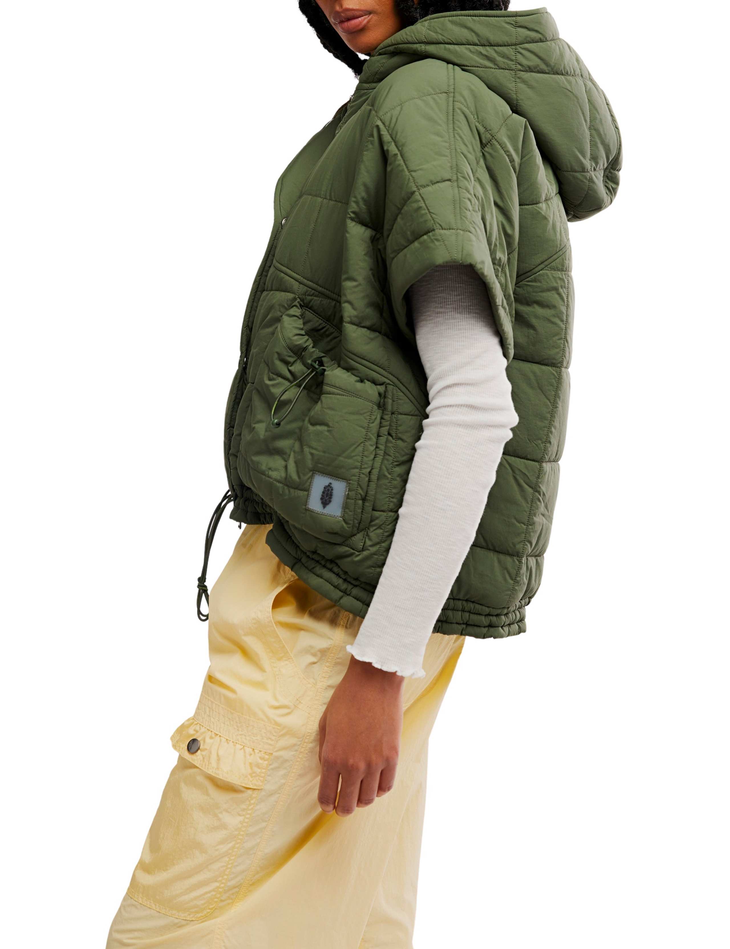 Happy Trails Hooded Padded Relaxed Poncho 2 of 6