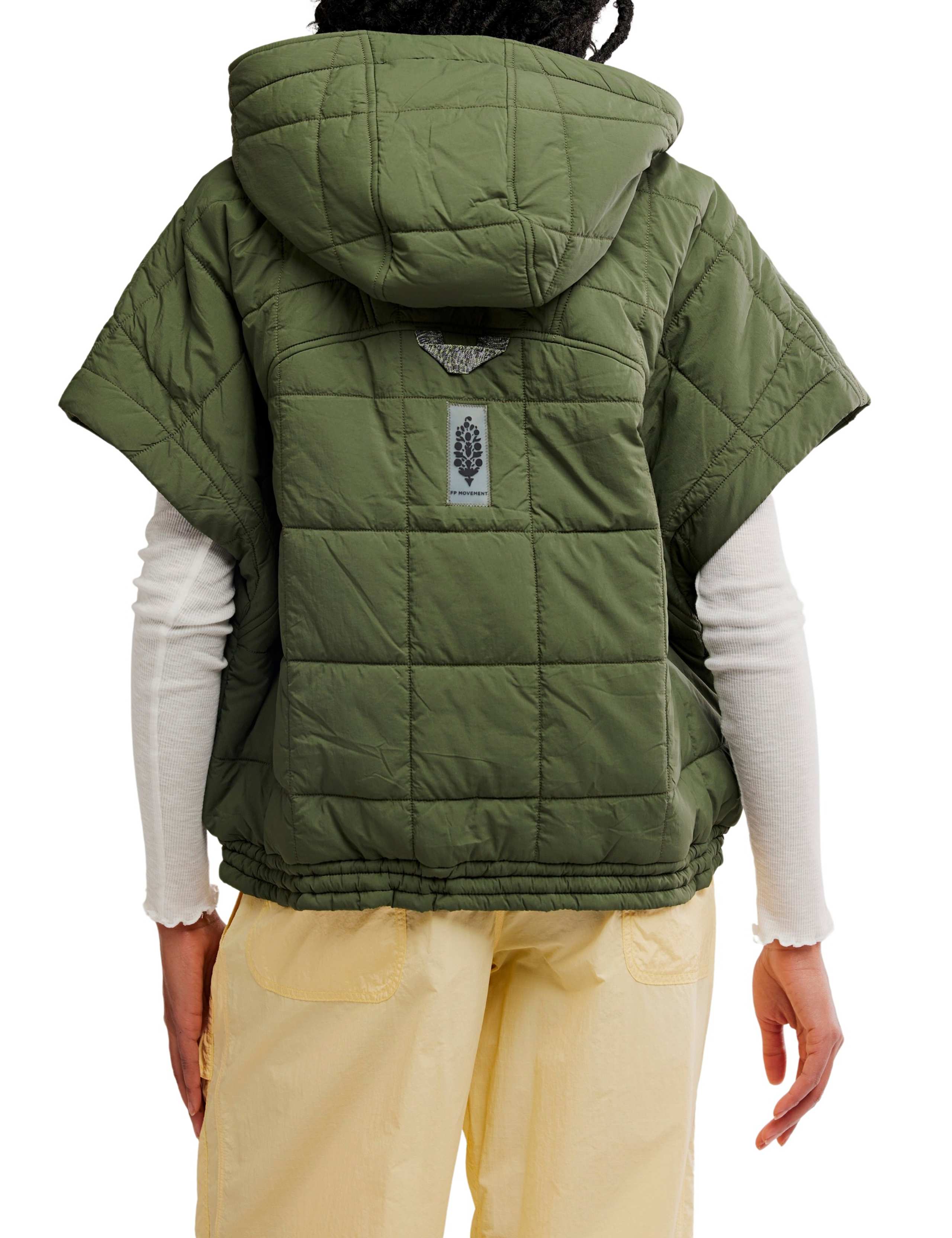 Happy Trails Hooded Padded Relaxed Poncho 3 of 6