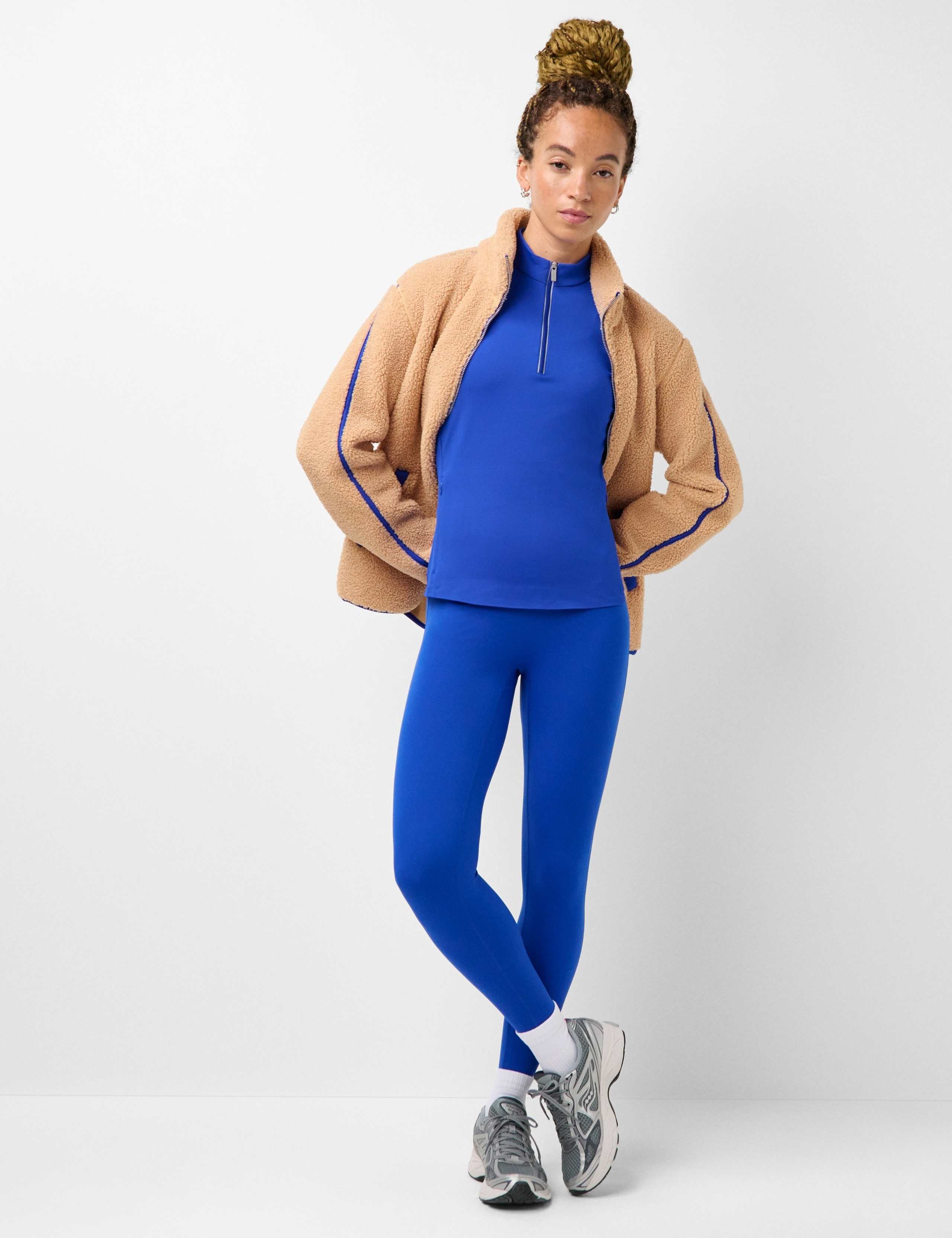 High Neck Half Zip Sweatshirt 4 of 9