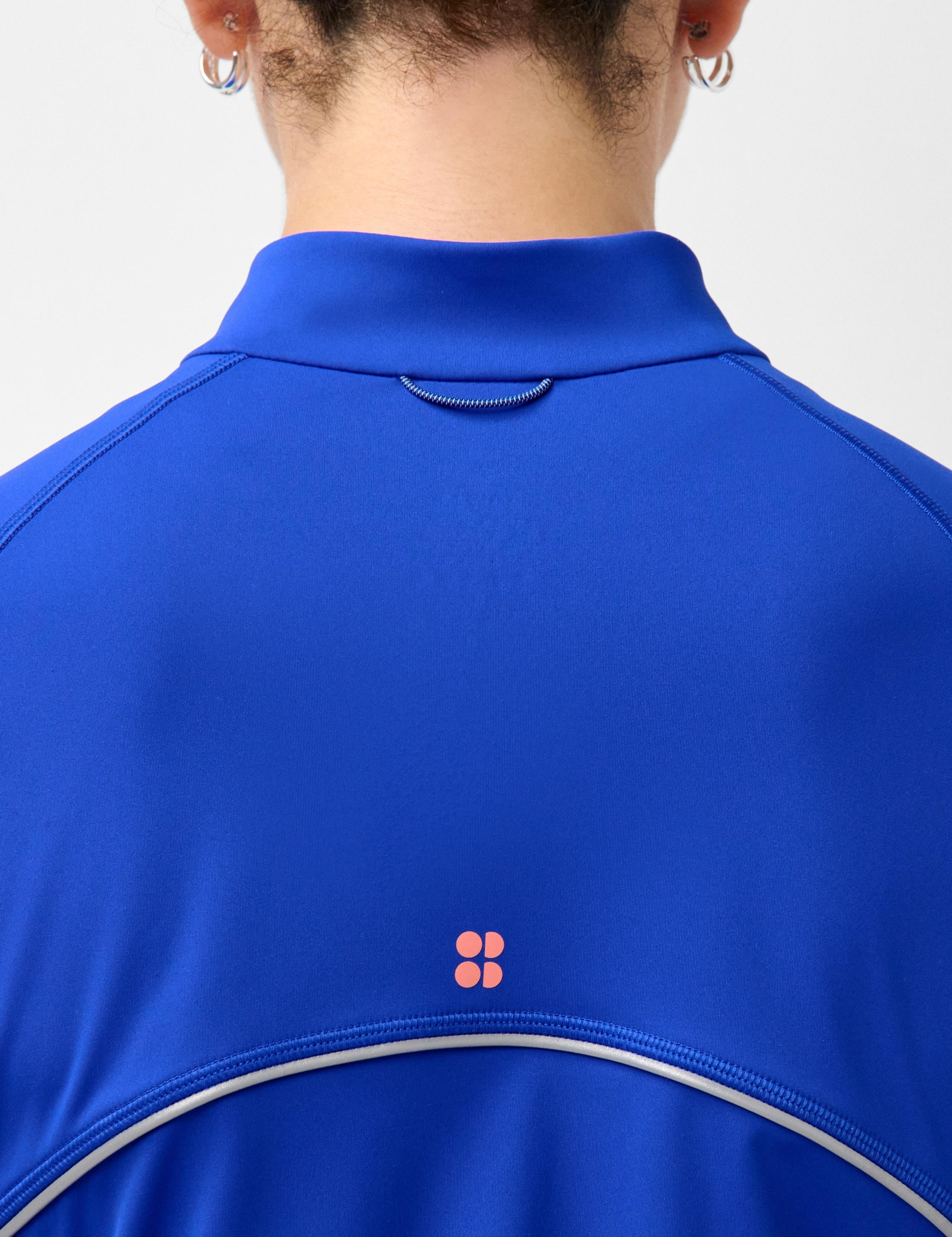 High Neck Half Zip Sweatshirt 7 of 9