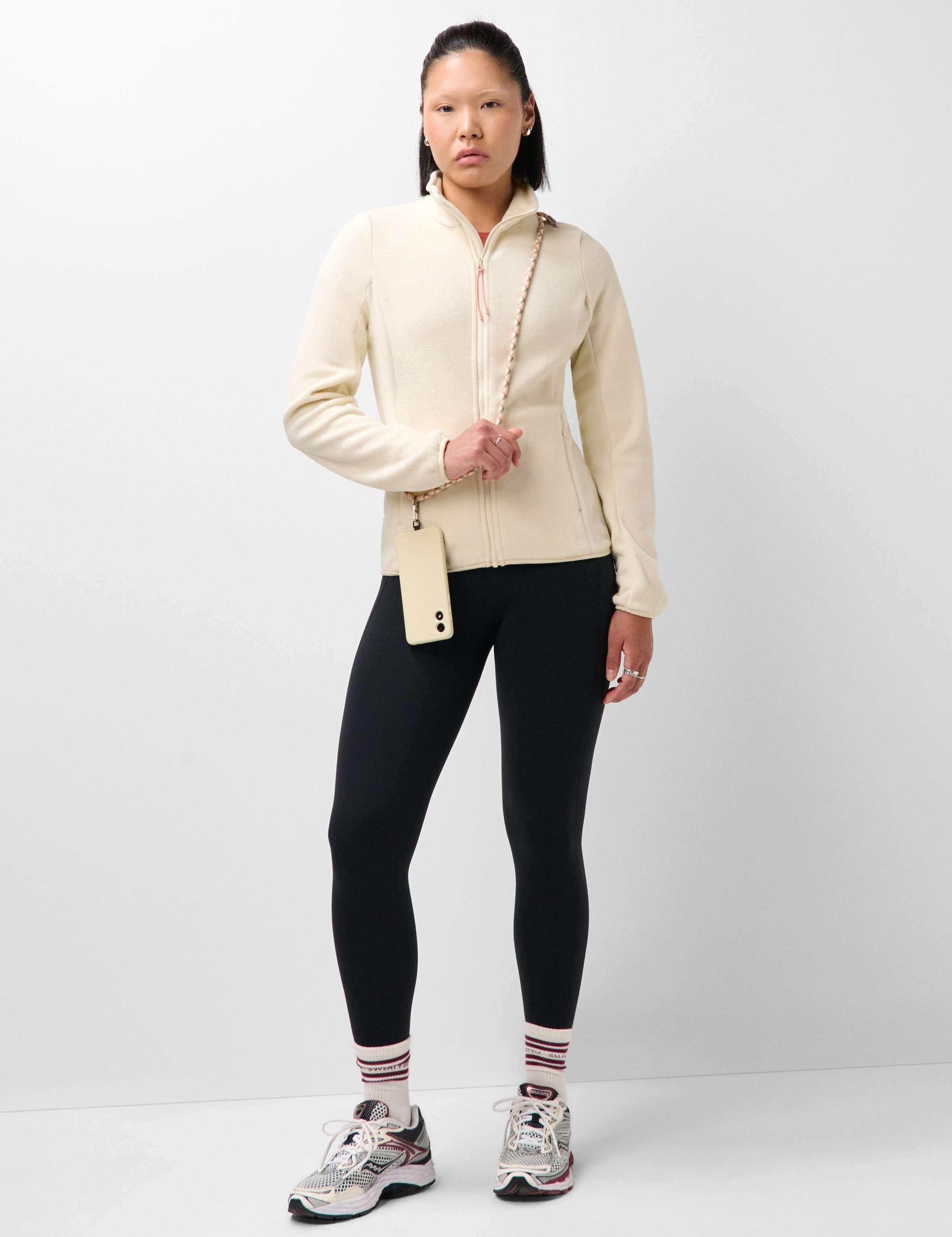 Evergreen Zip Up Funnel Neck Sports Fleece 4 of 8