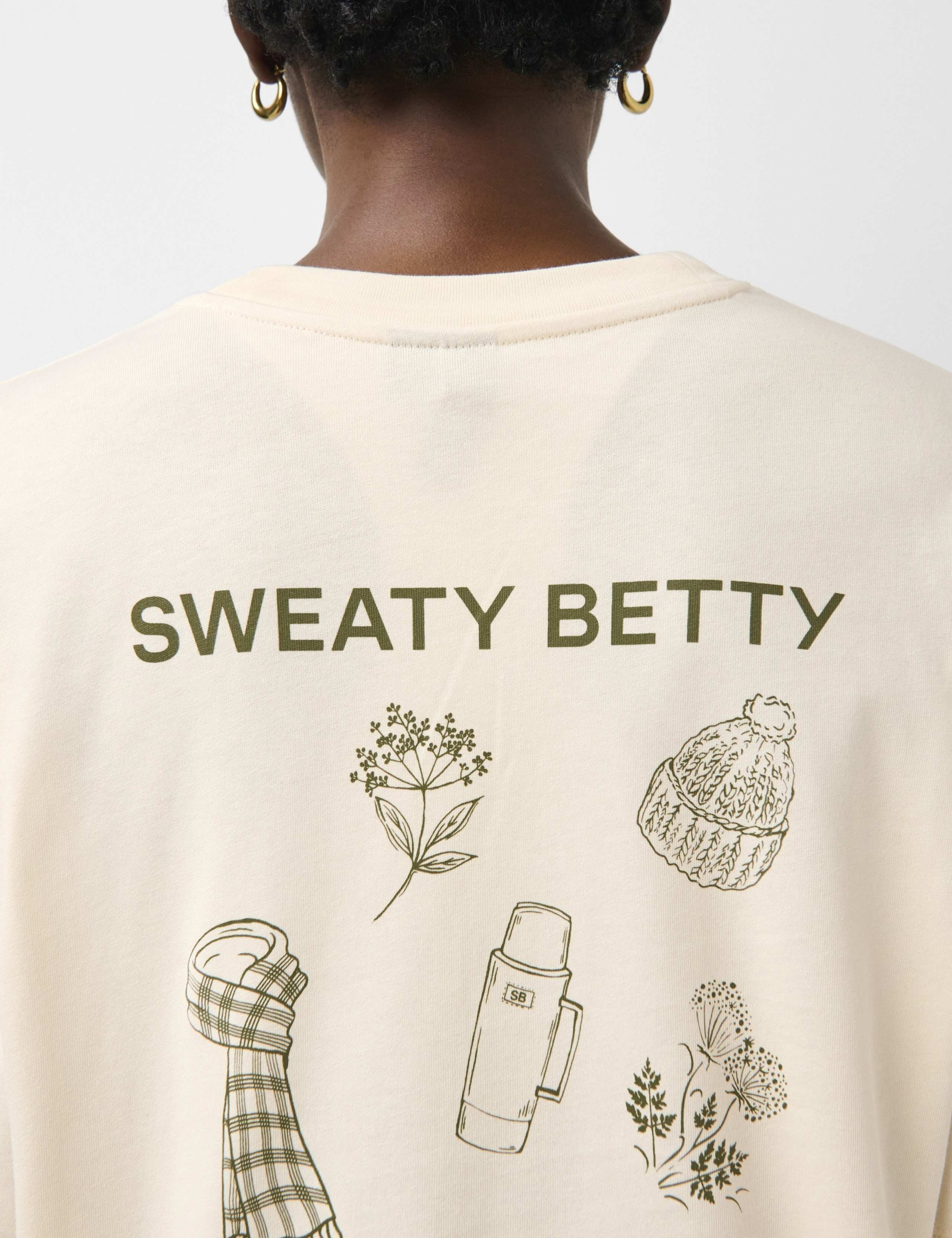 Pure Cotton Graphic Crew Neck T-Shirt 5 of 6