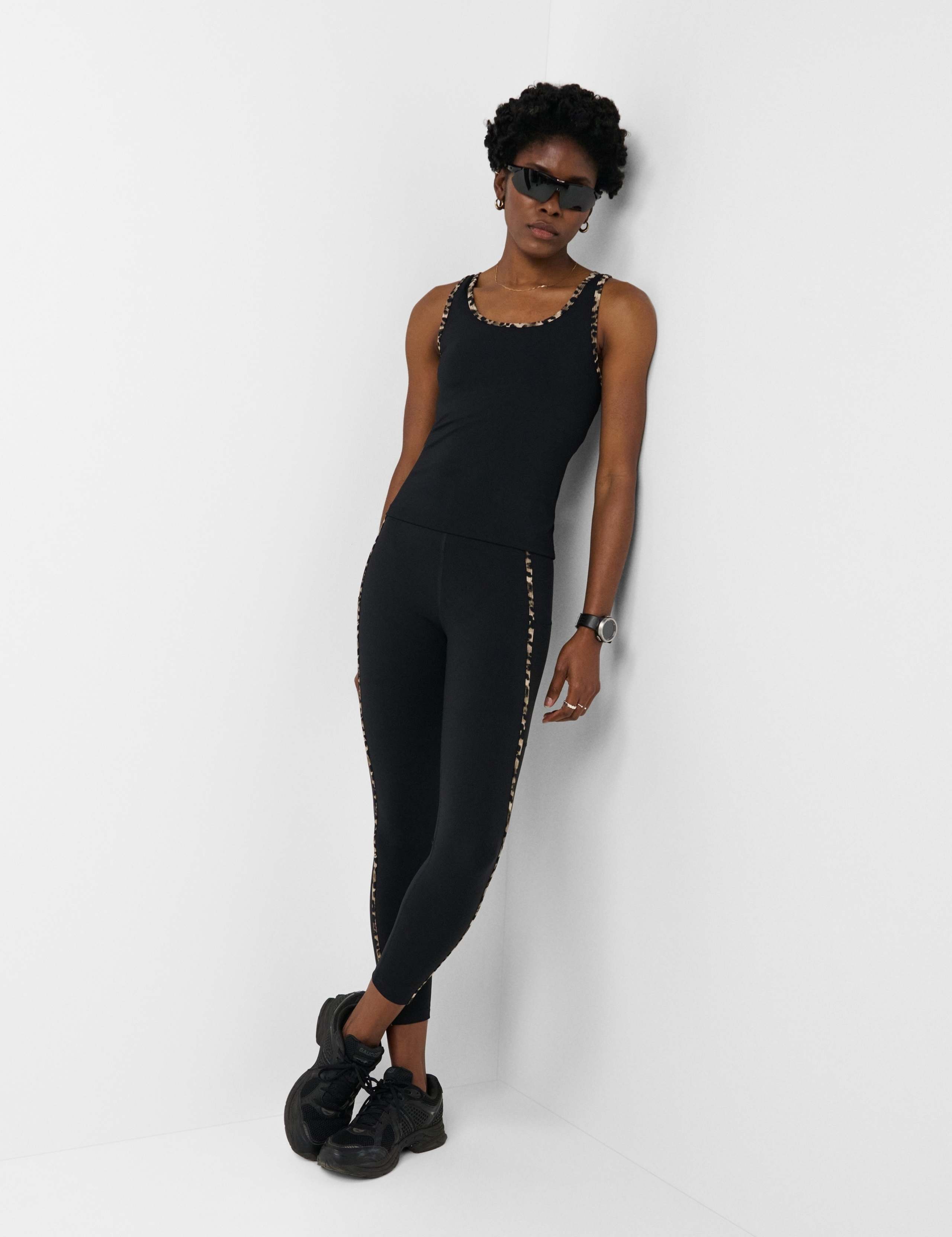 Power Contrast Binding Strappy Tank 3 of 7