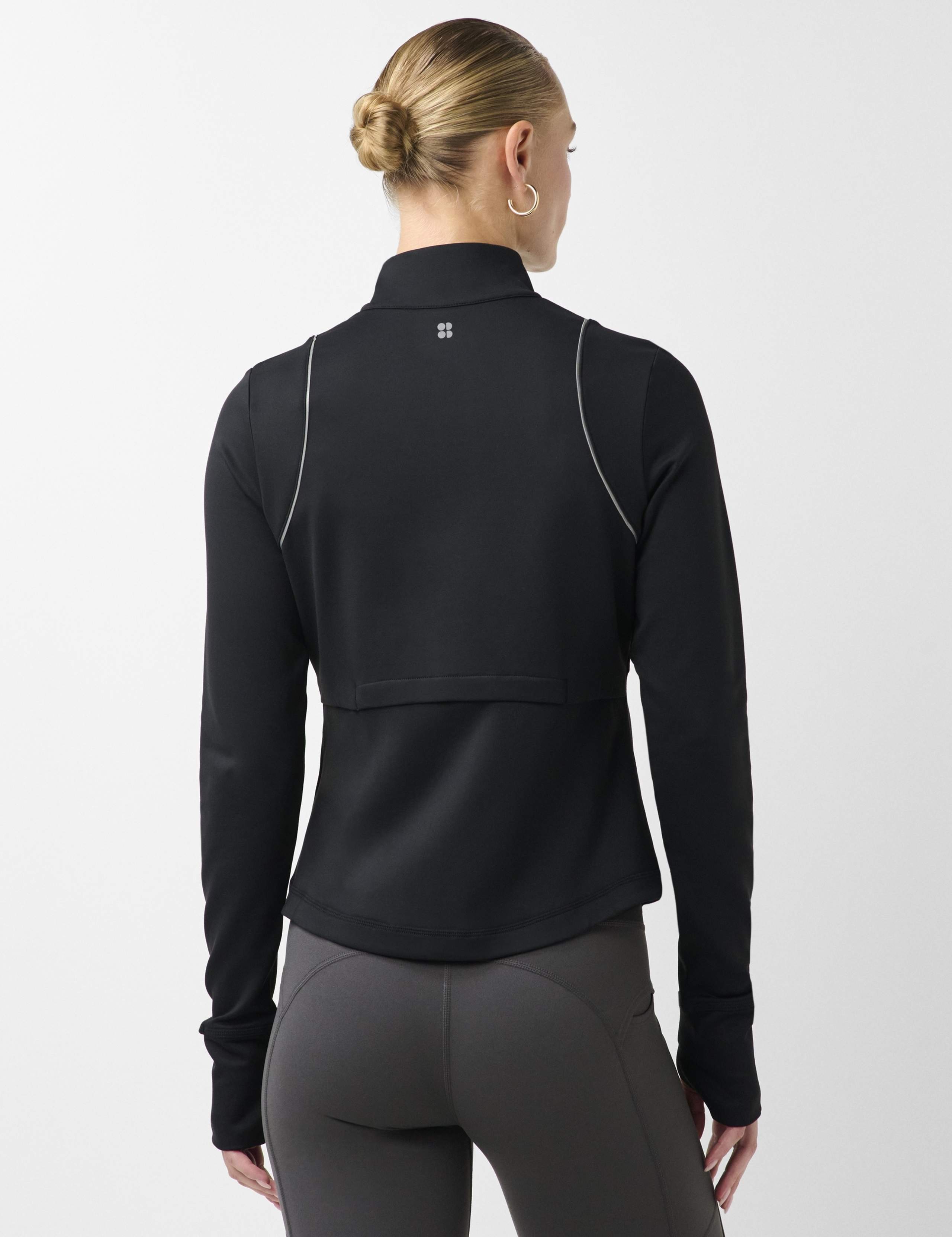 Therma Run Reflective Zip Running Top 4 of 10