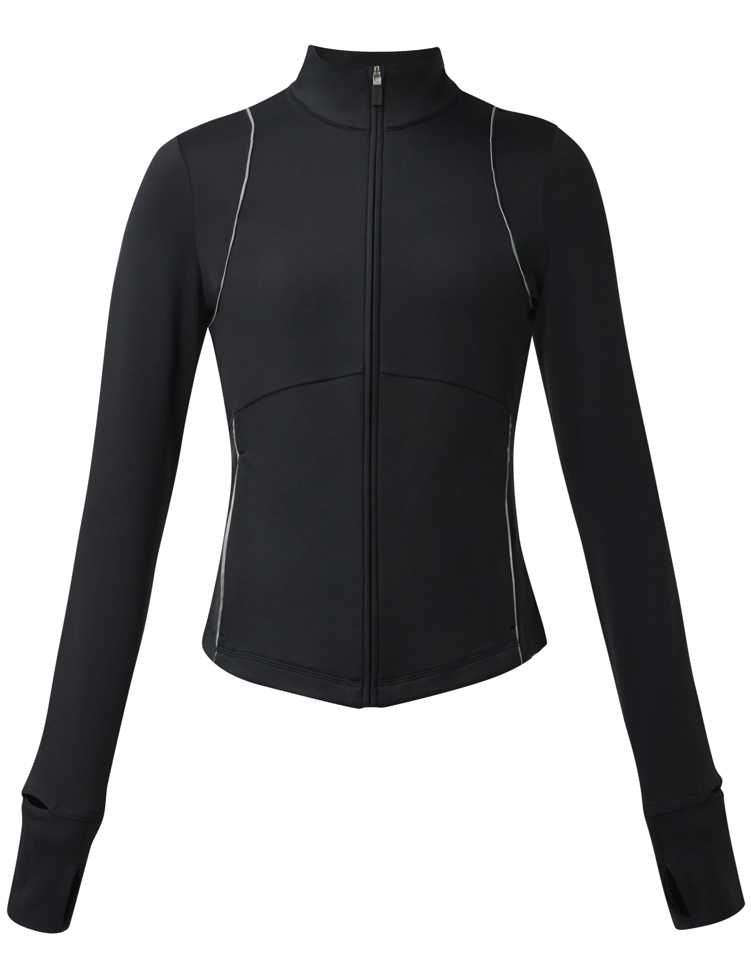 Therma Run Reflective Zip Running Top 2 of 10