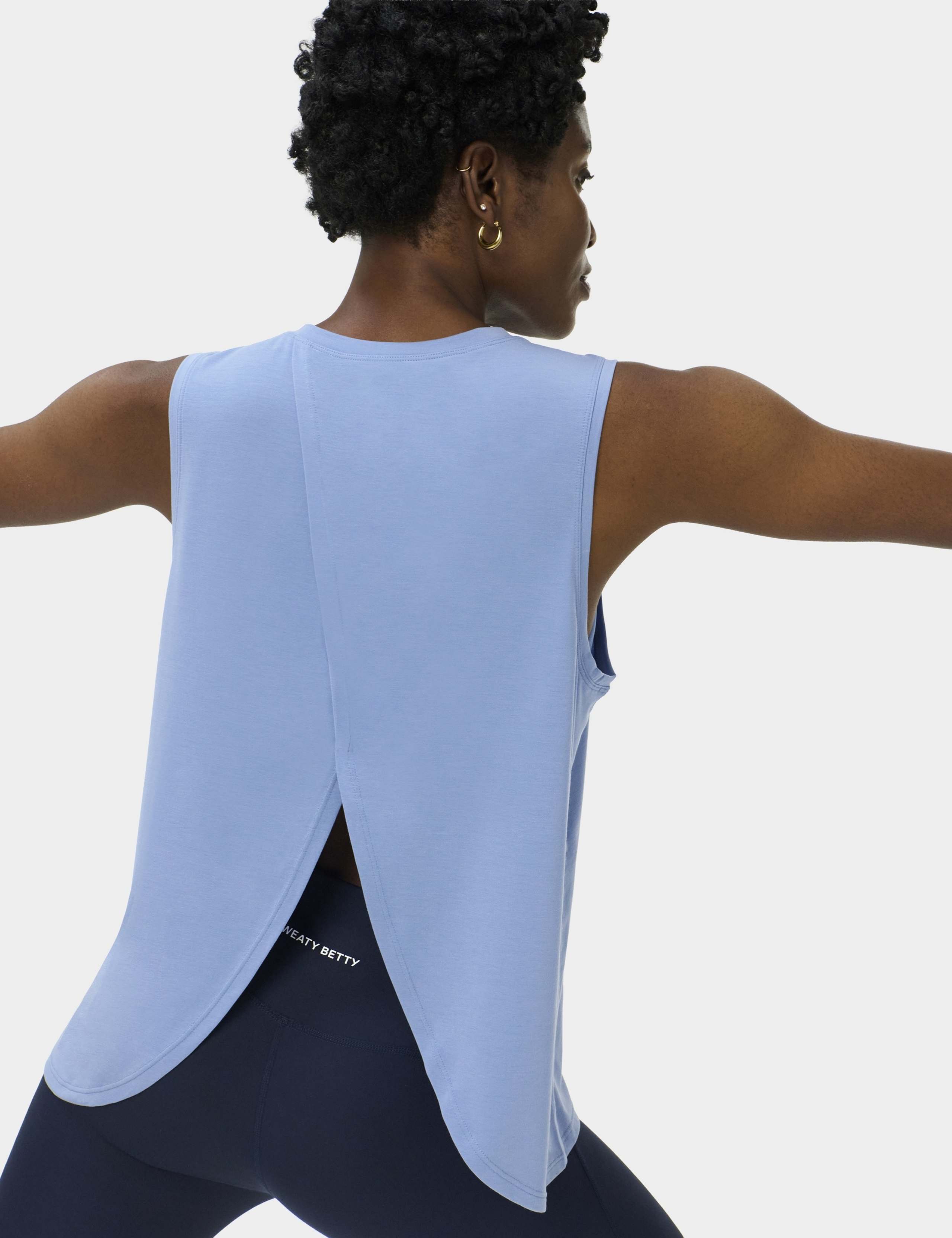 Soft Flow Studio Open Back Yoga Vest Top 3 of 6