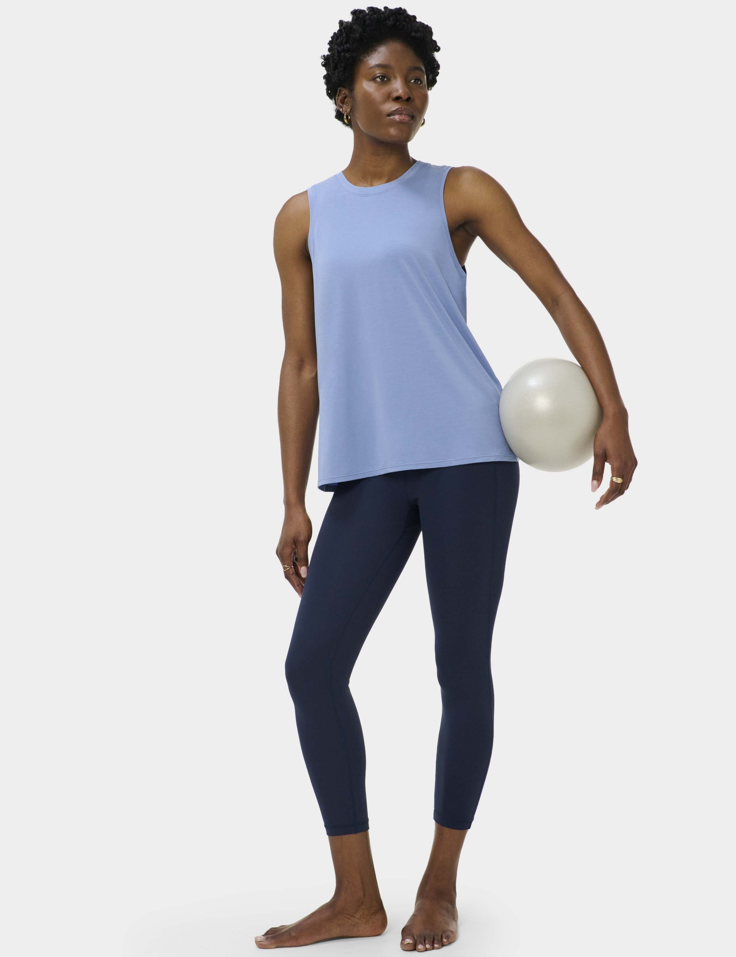 Soft Flow Studio Open Back Yoga Vest Top 4 of 6
