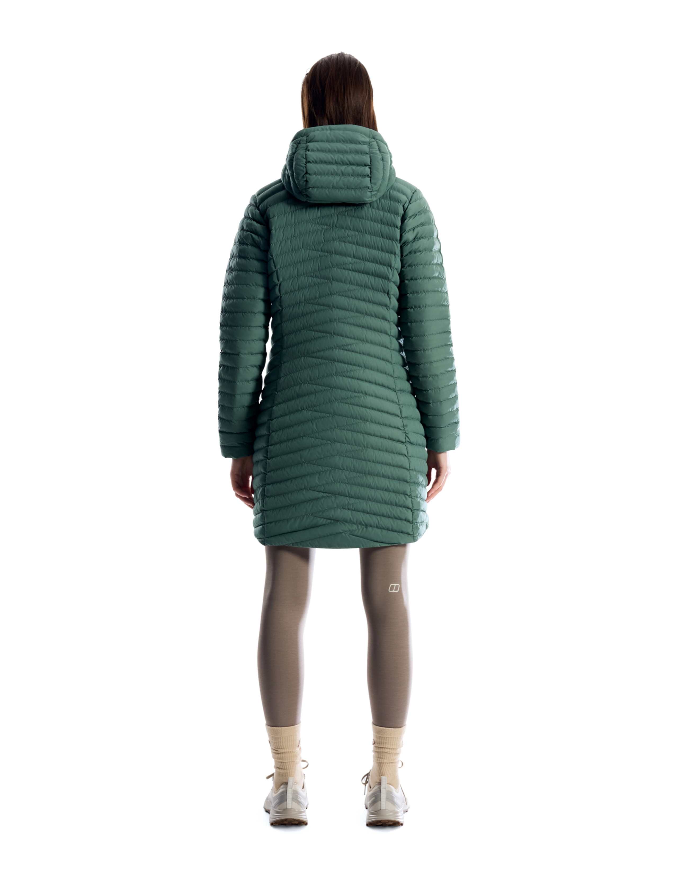 Nula High Neck Hooded Long Puffer Jacket 3 of 9
