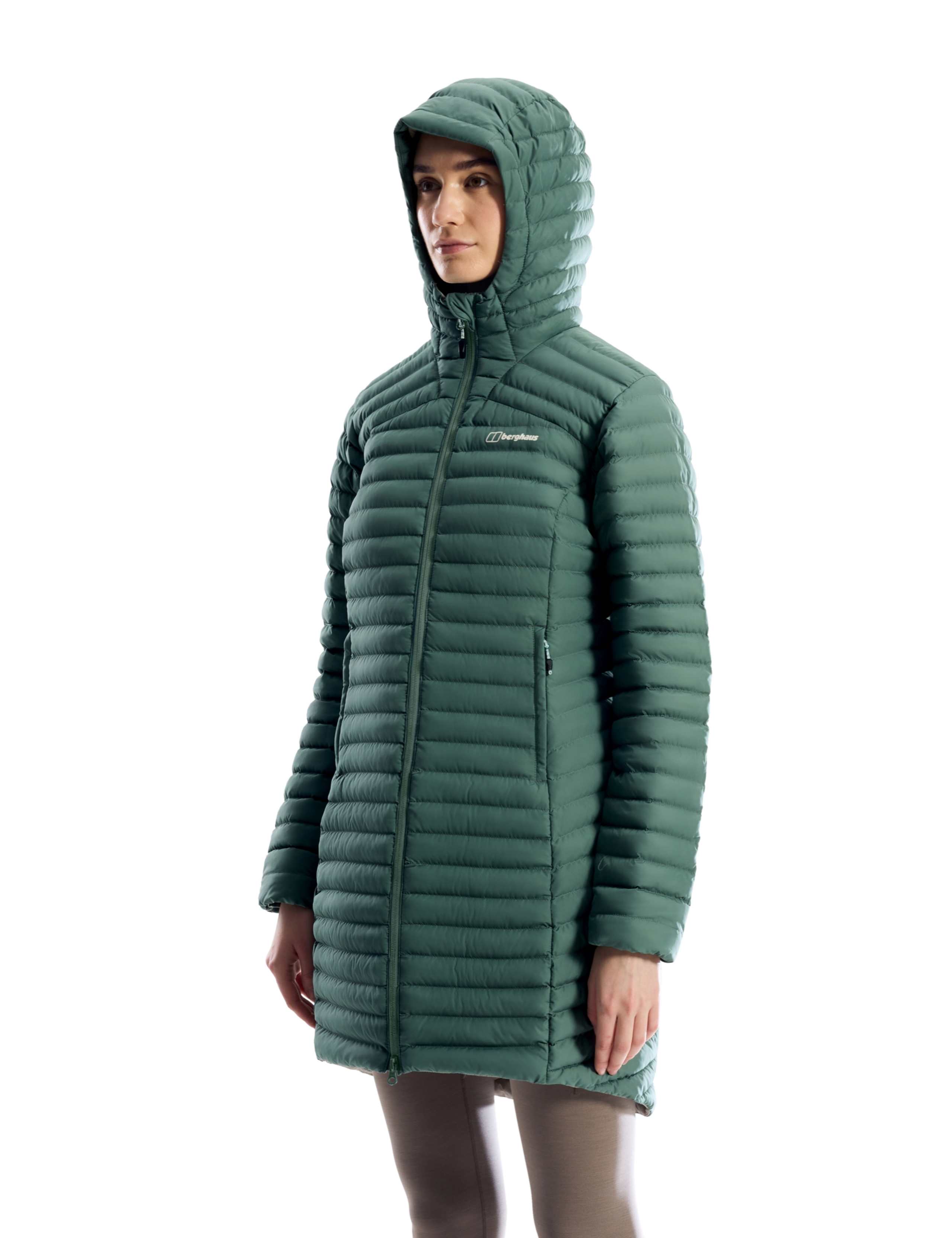Nula High Neck Hooded Long Puffer Jacket 4 of 9