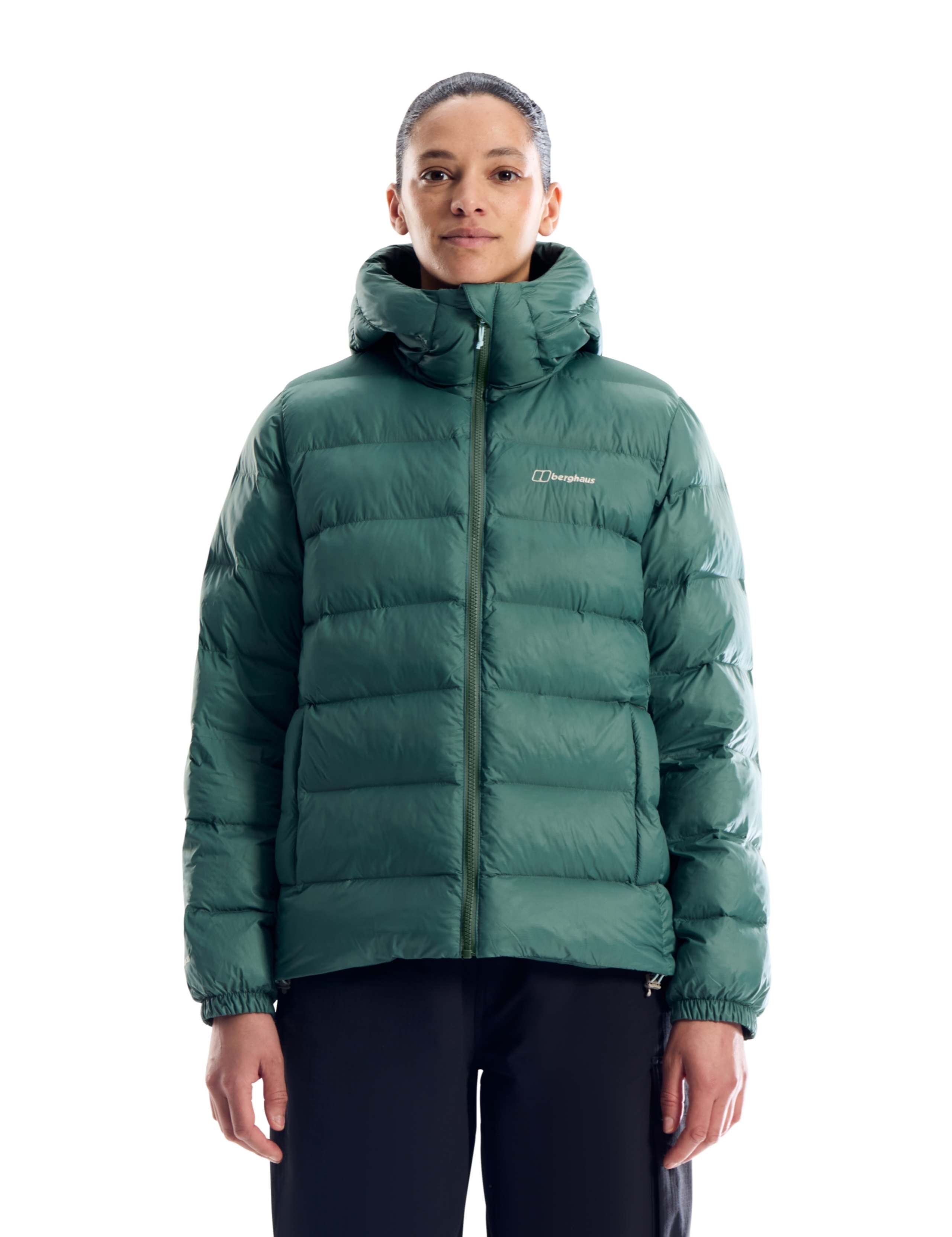 Ewden Hooded Zip Through Puffer Jacket 1 of 8