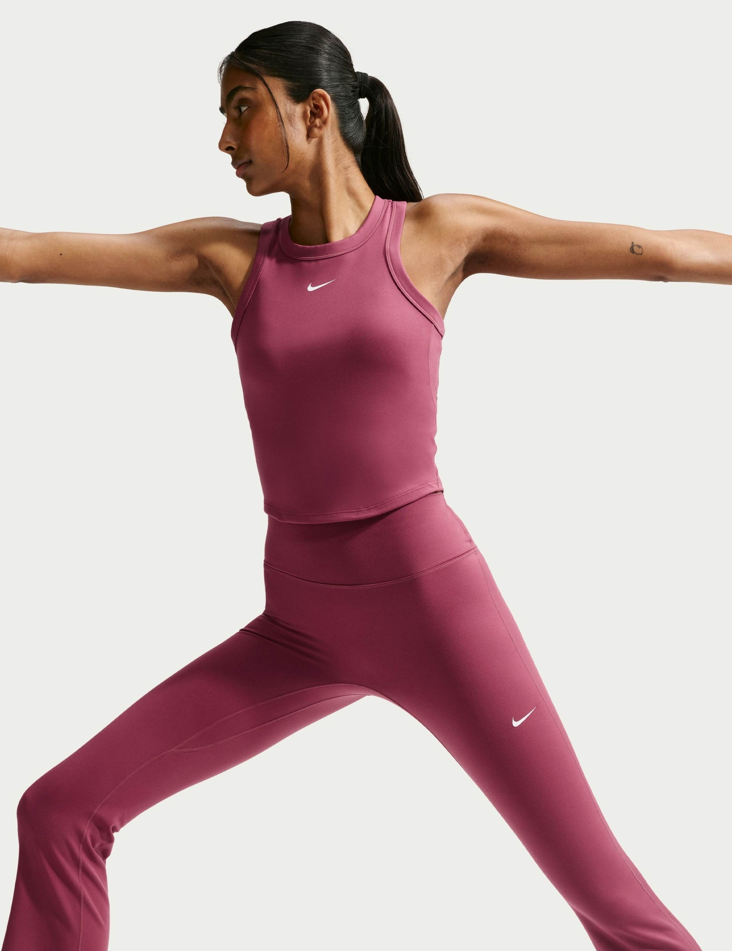 One High Waisted Flared Leggings 3 of 6