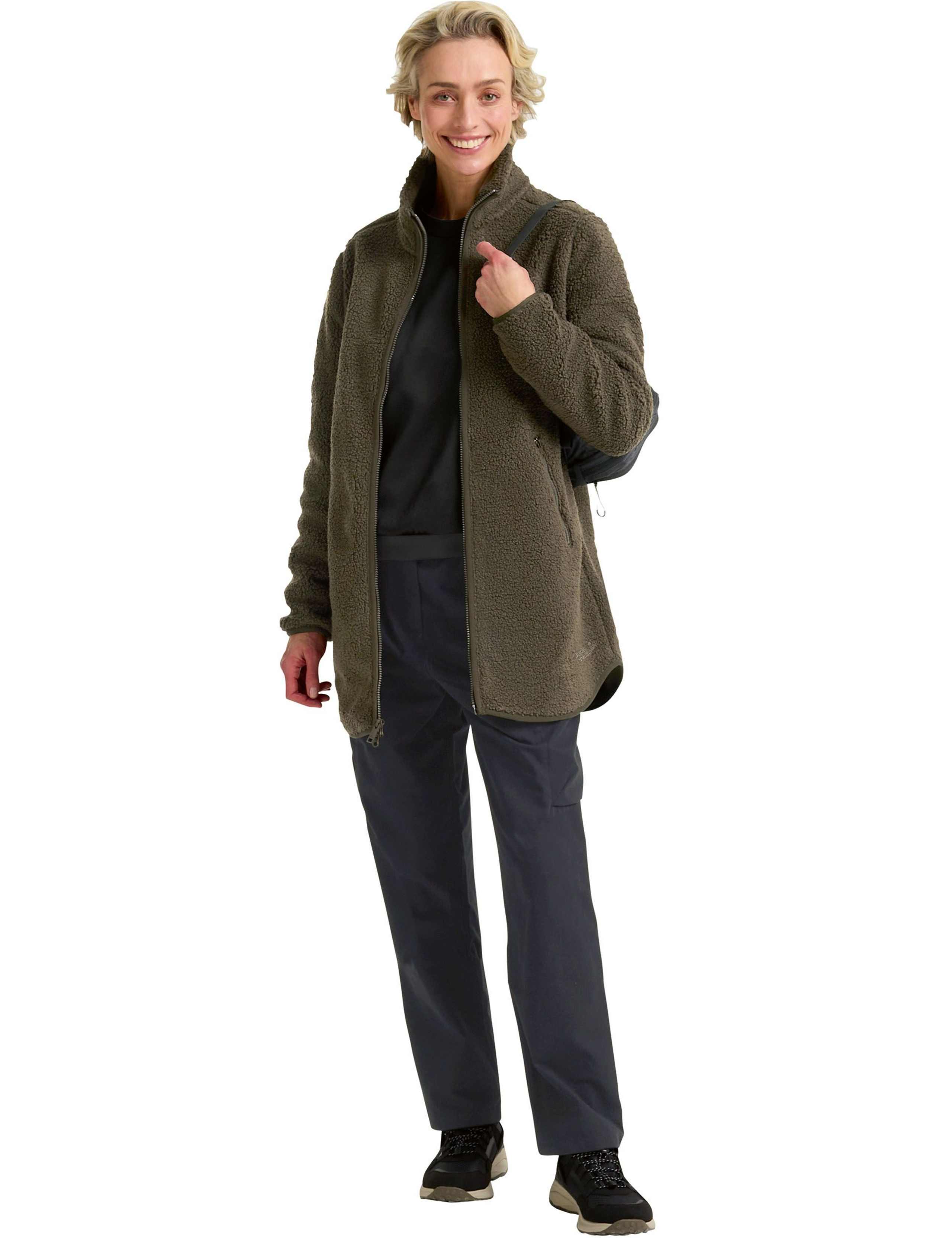 High Curl Relaxed Longline Coat 3 of 7