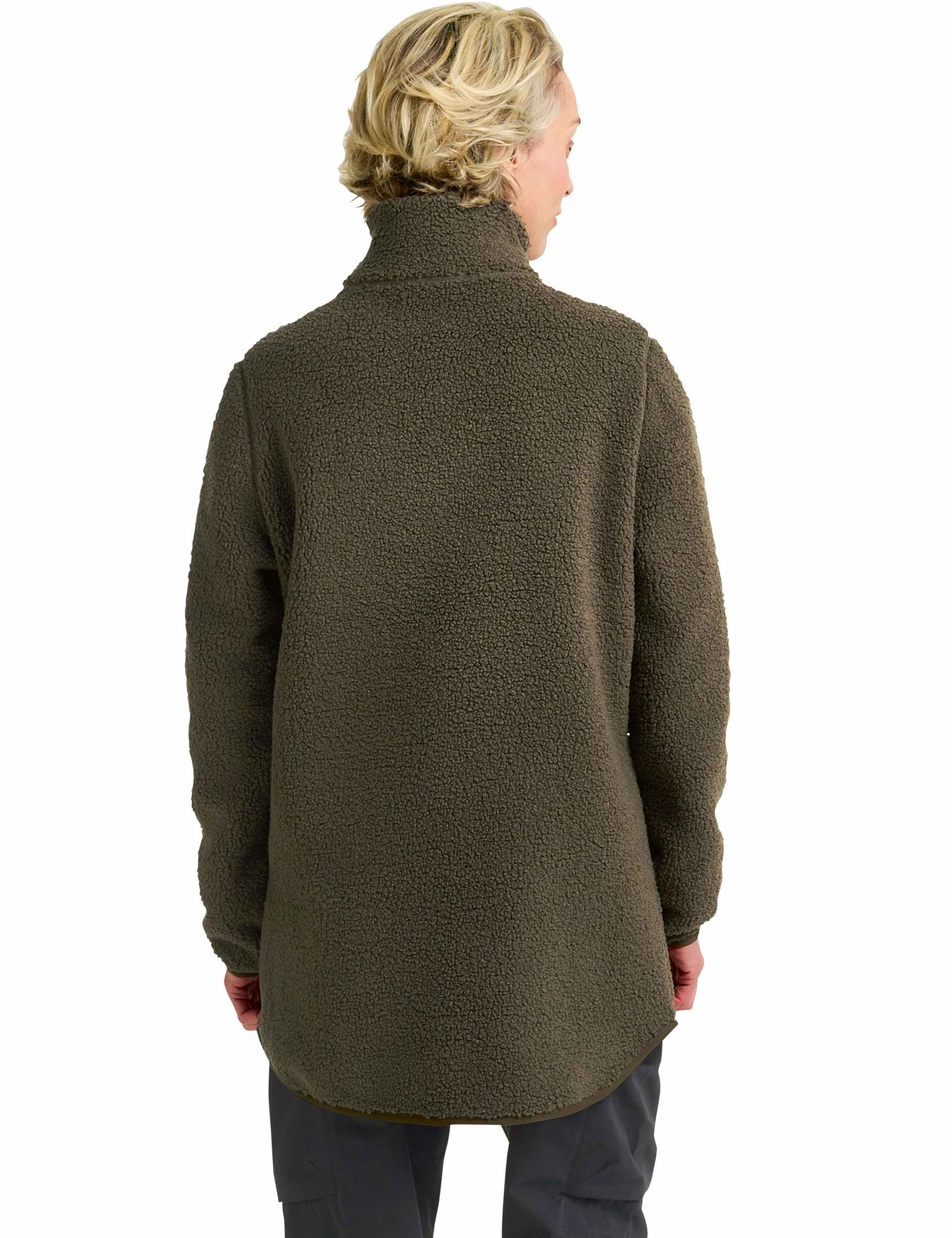 High Curl Relaxed Longline Coat 4 of 7