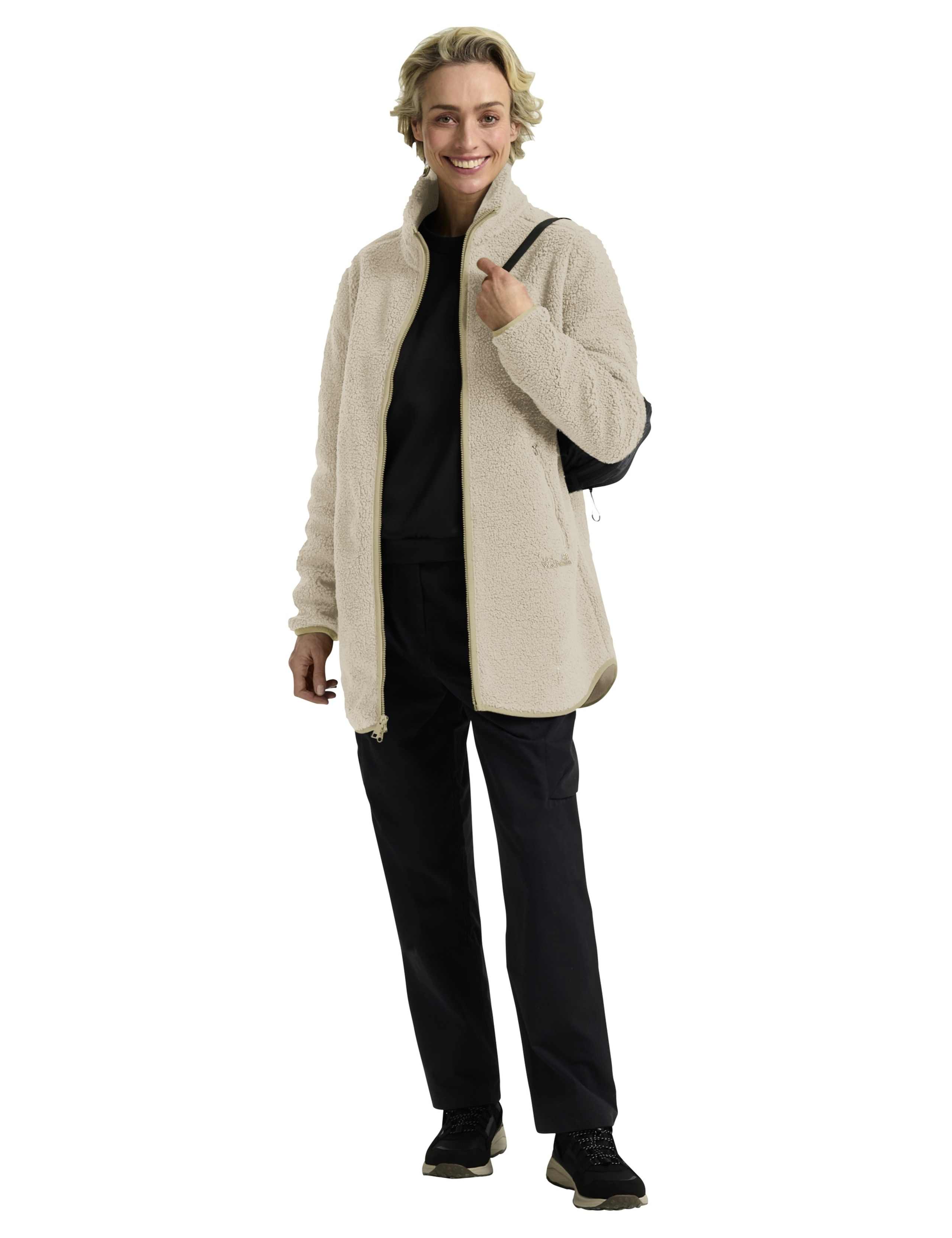 High Curl Relaxed Longline Coat 3 of 8