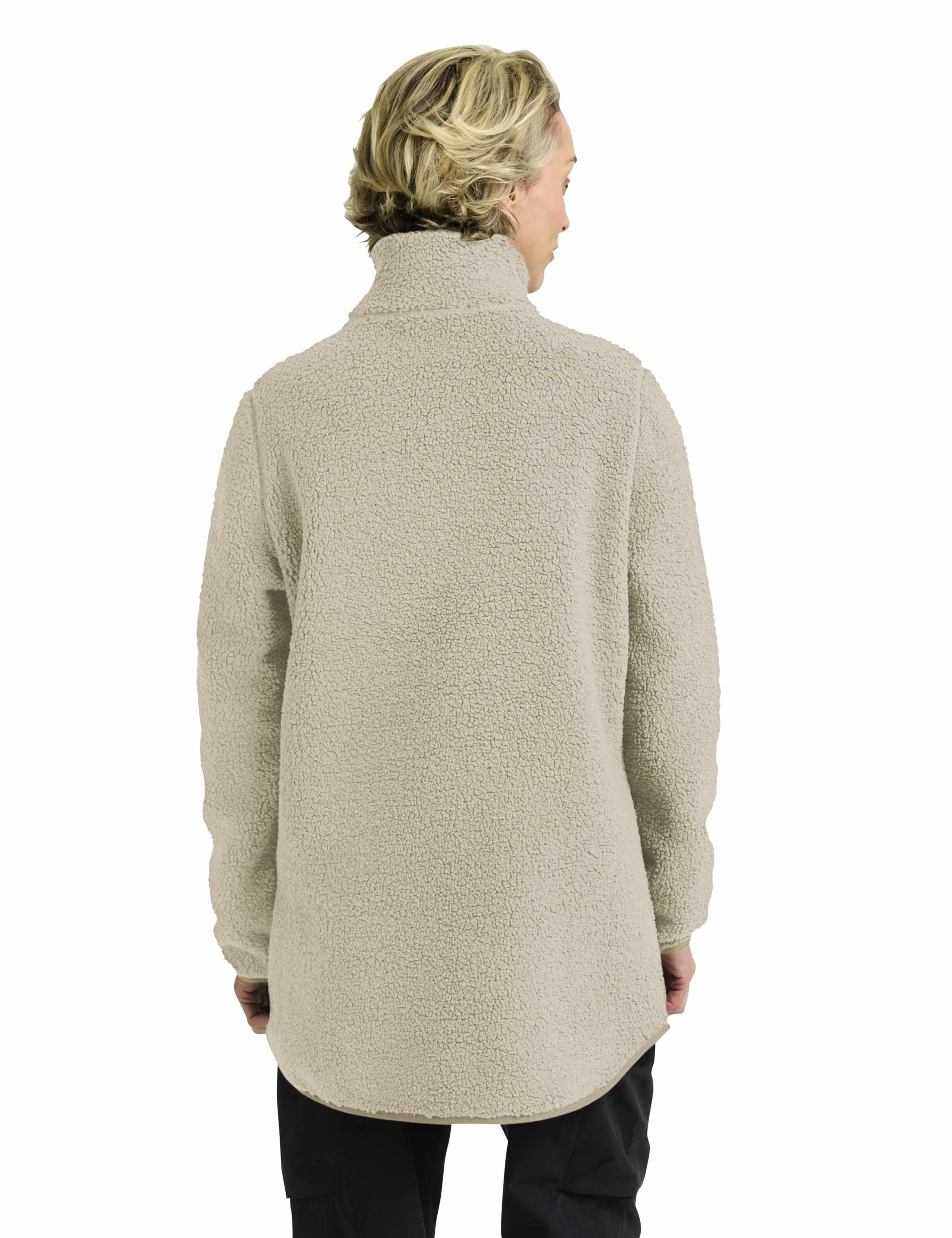 High Curl Relaxed Longline Coat 4 of 8