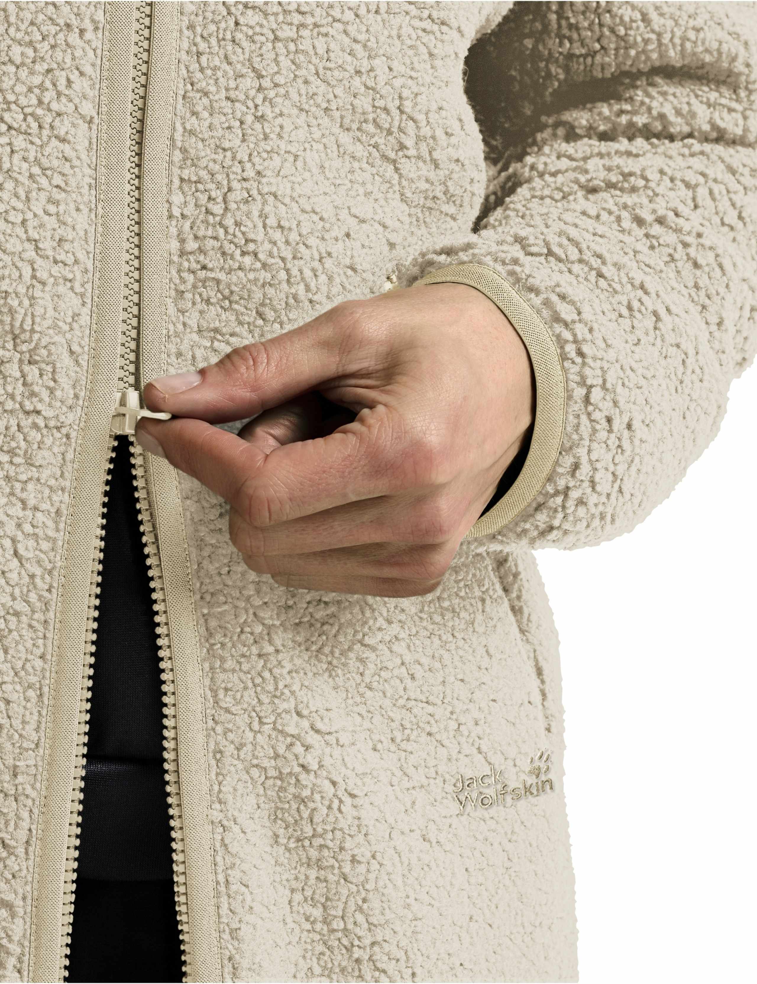 High Curl Relaxed Longline Coat 6 of 8