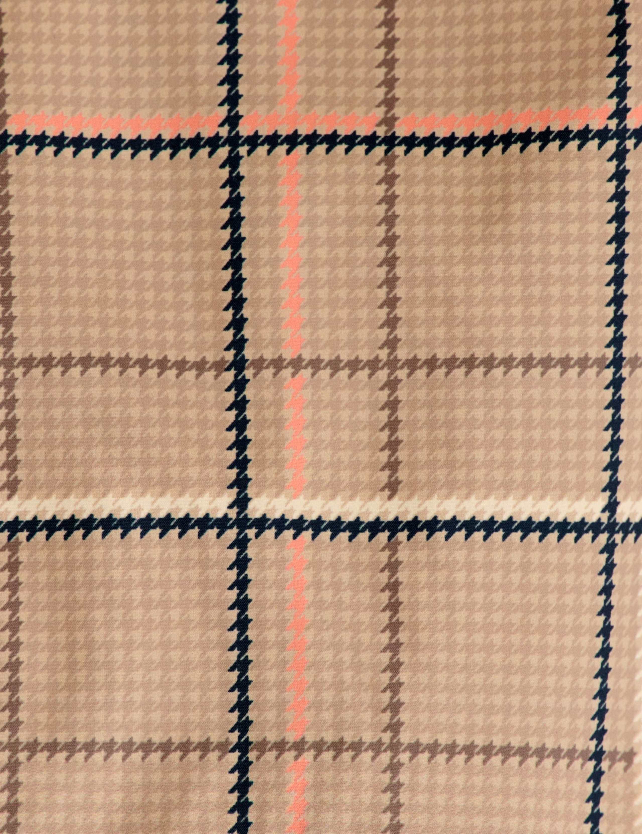 Checked Tie Fastening Trench Coat 9 of 9