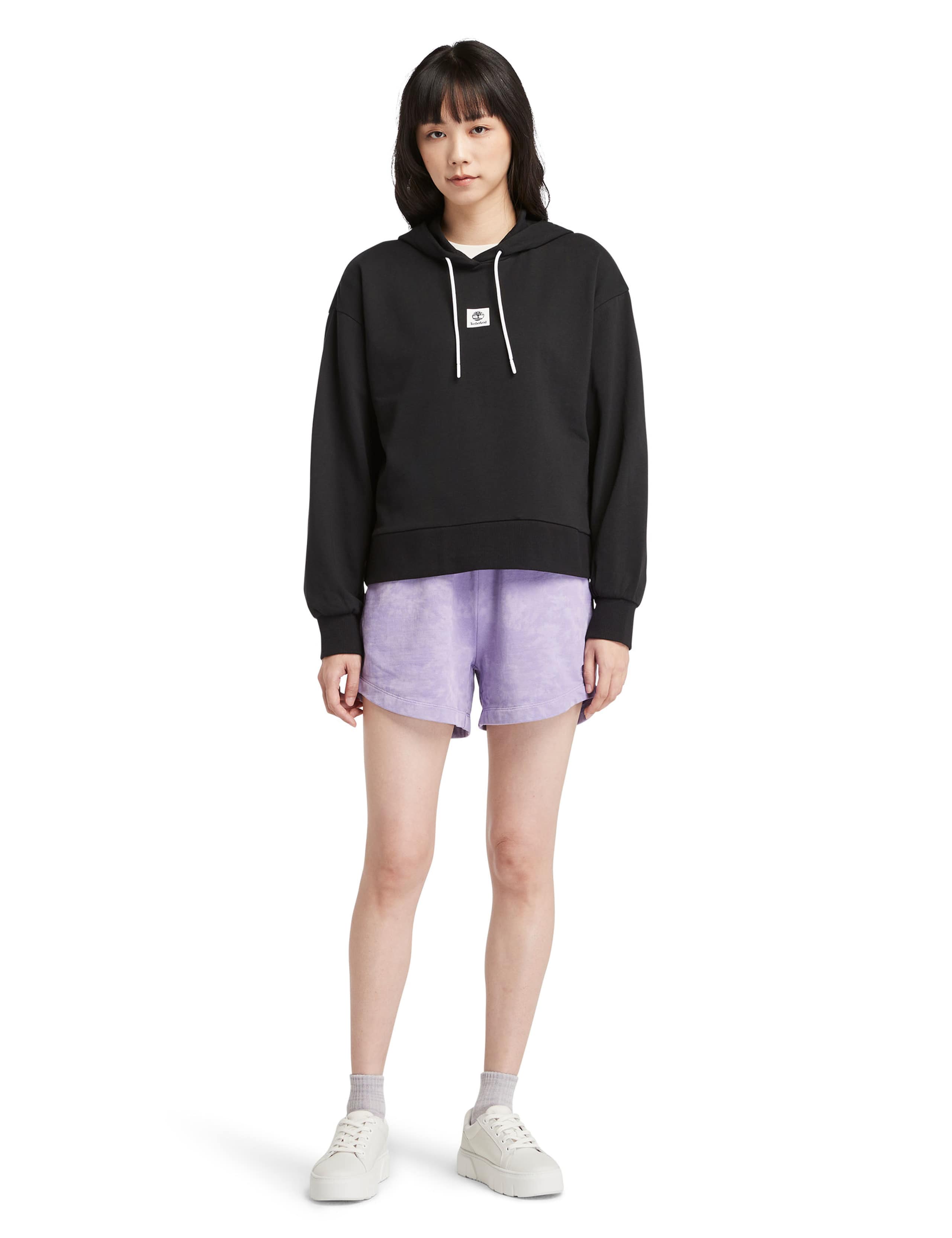 Loopback Long Sleeve Hooded Sweatshirt 2 of 4