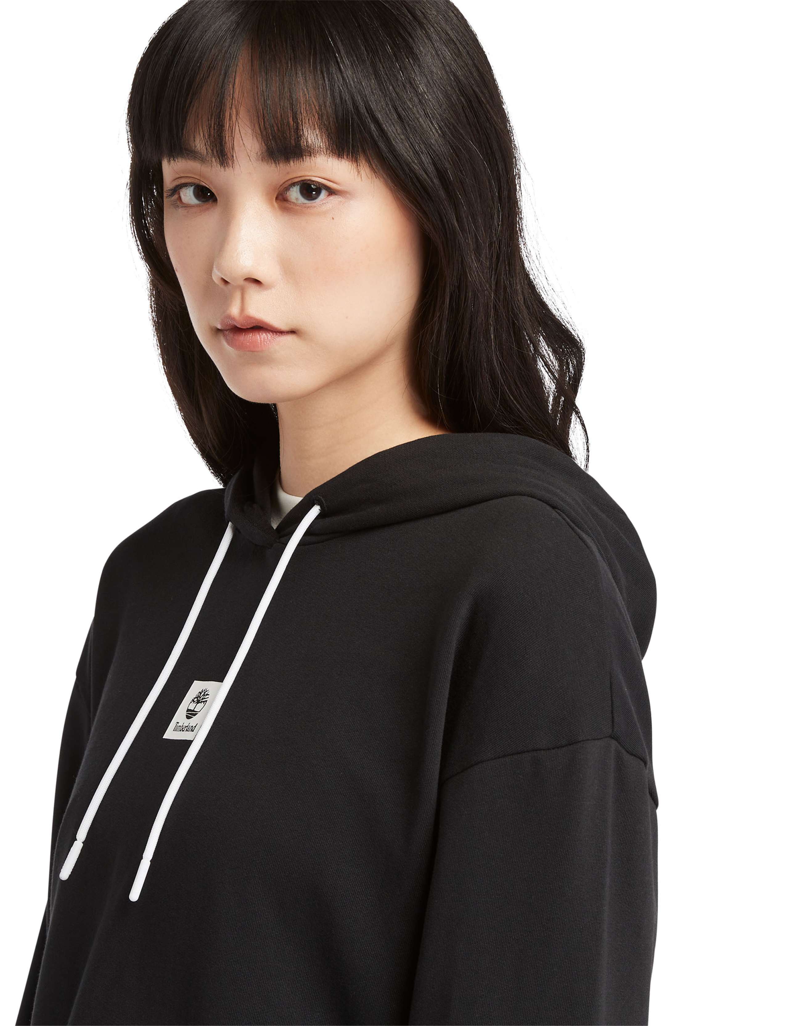 Loopback Long Sleeve Hooded Sweatshirt 3 of 4