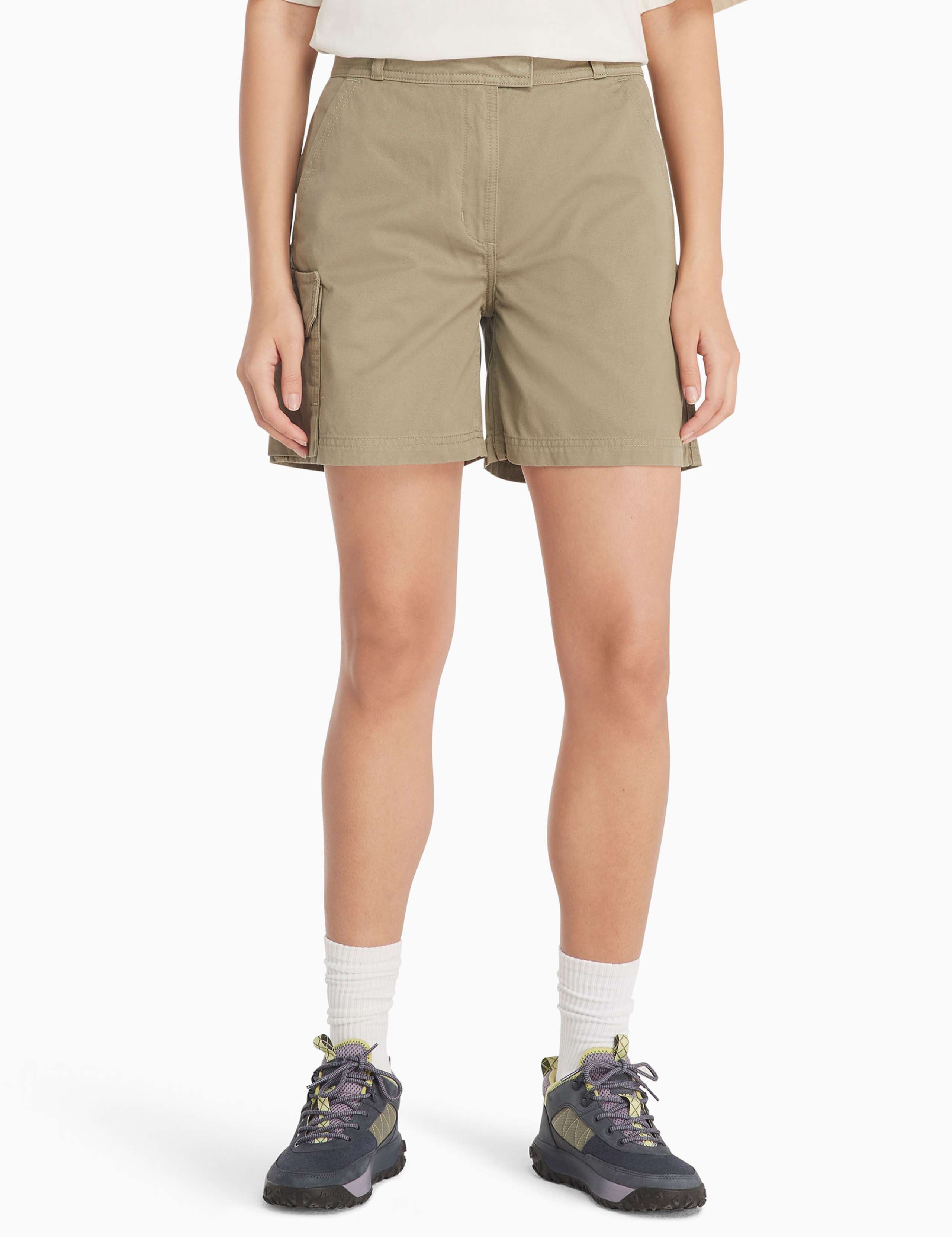 Brookline High Waisted Utility Cargo Shorts 1 of 4