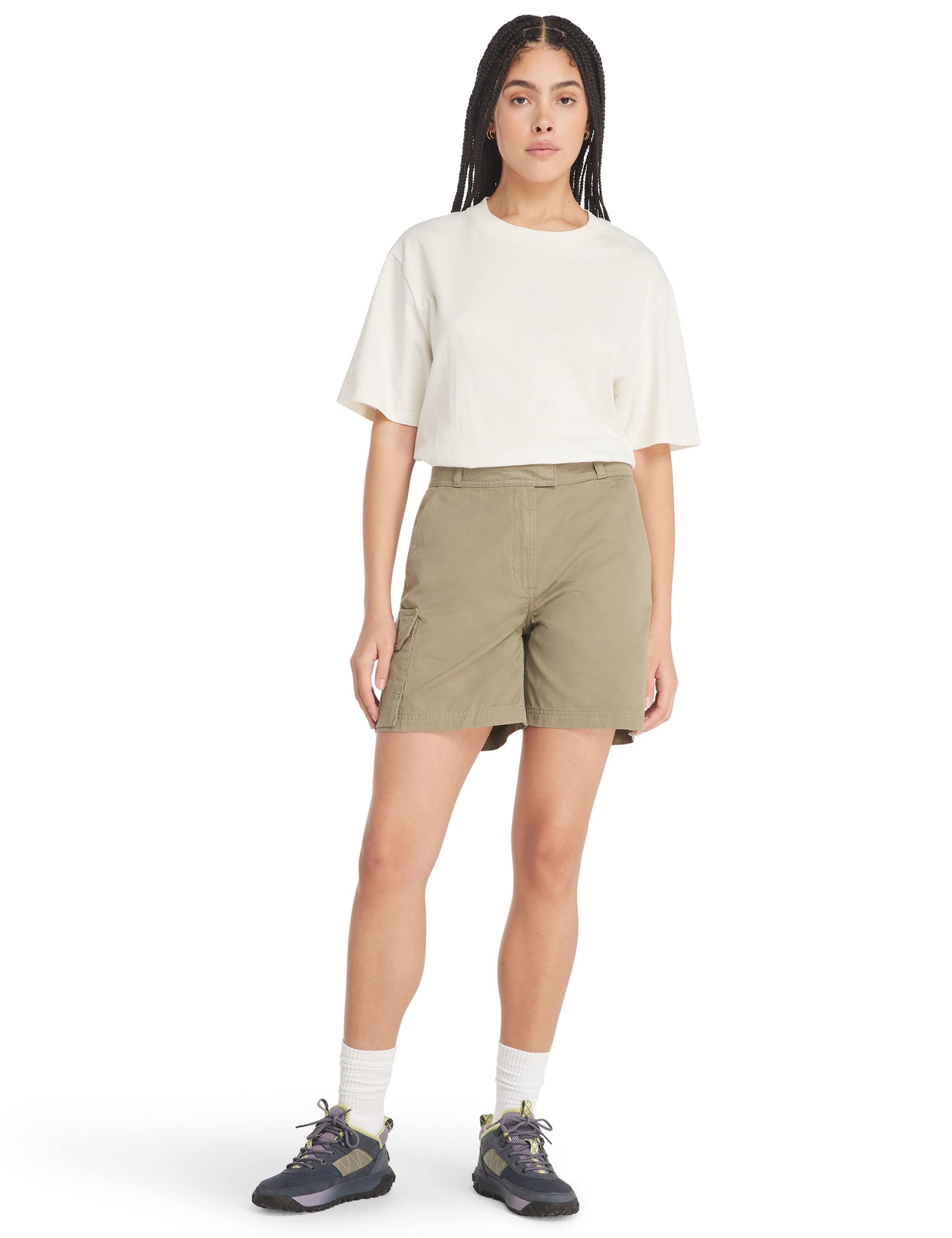 Brookline High Waisted Utility Cargo Shorts 2 of 4