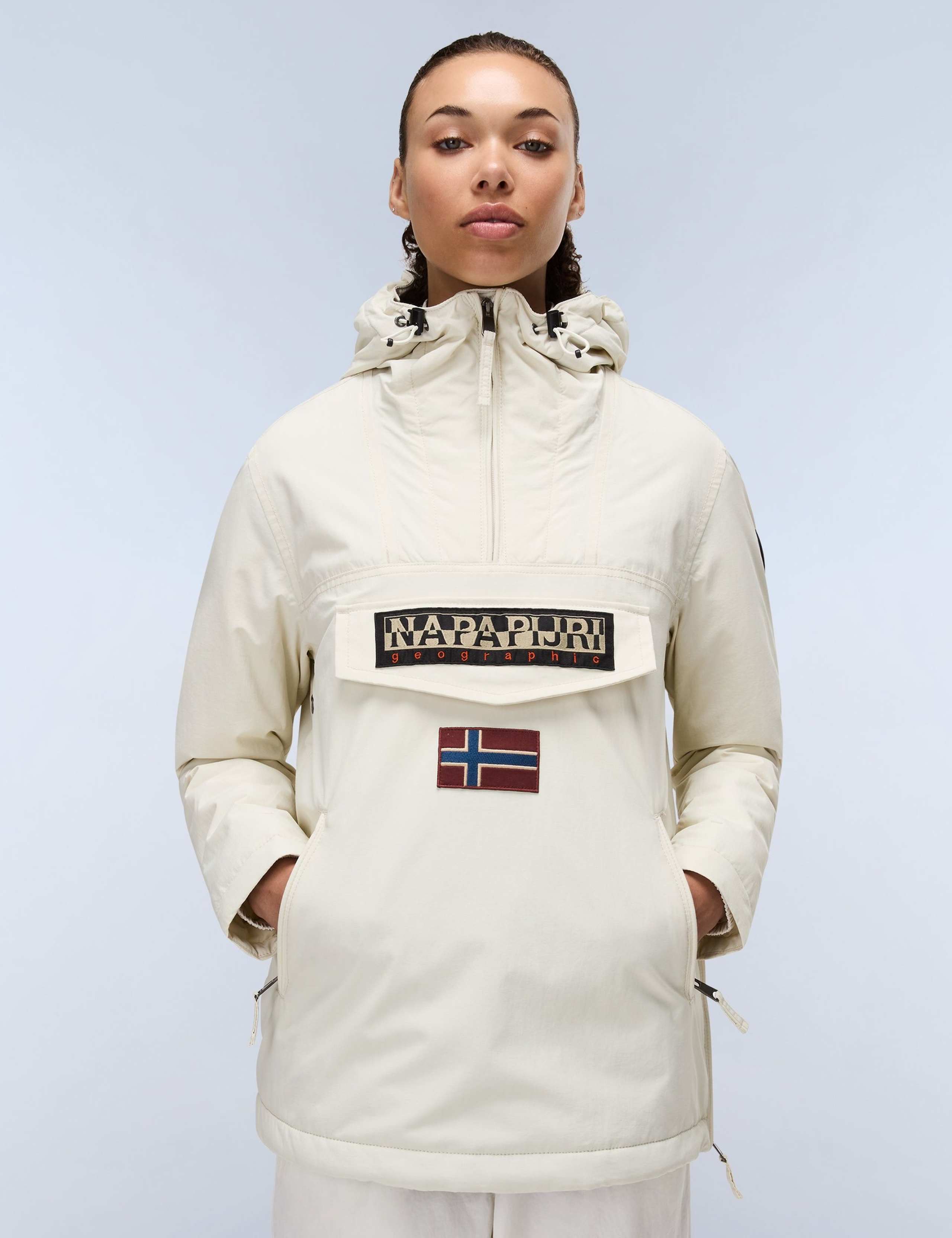 Half Zip Padded Hooded Sports Jacket 2 of 6